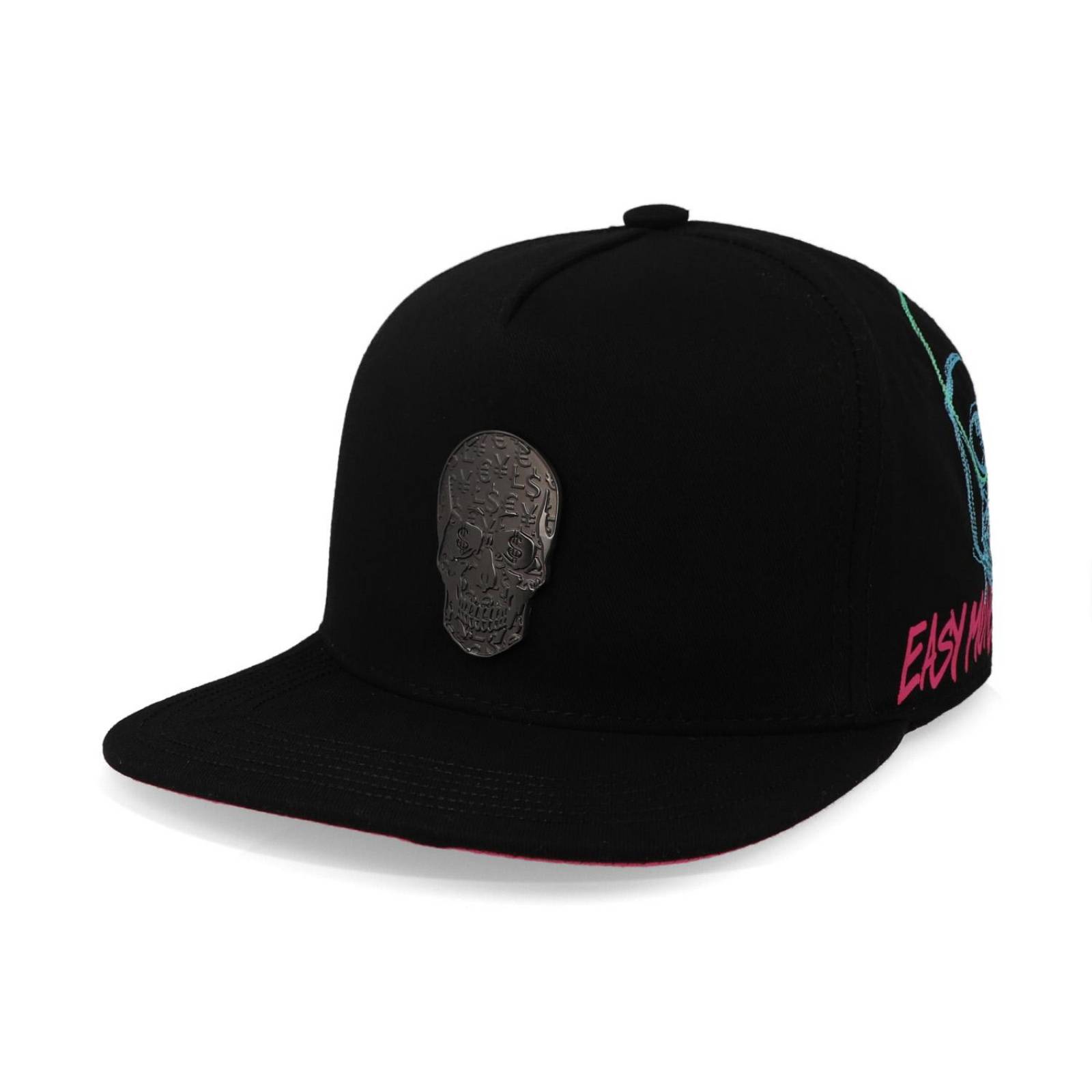 Gorra Cash Only 23 Skull Negro & Purpura Unitalla 