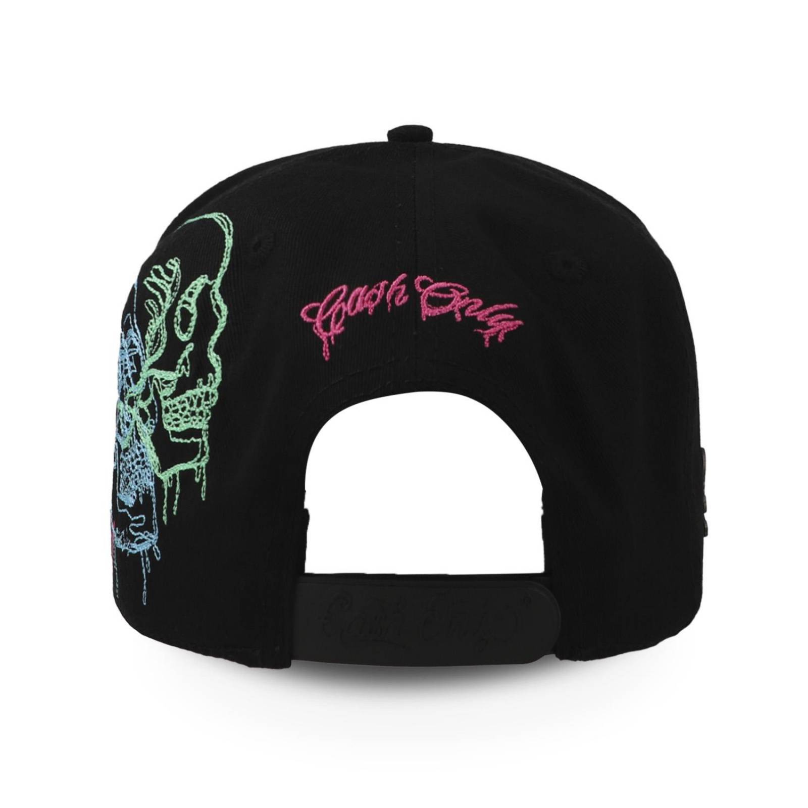Gorra Cash Only 23 Skull Negro & Purpura Unitalla 