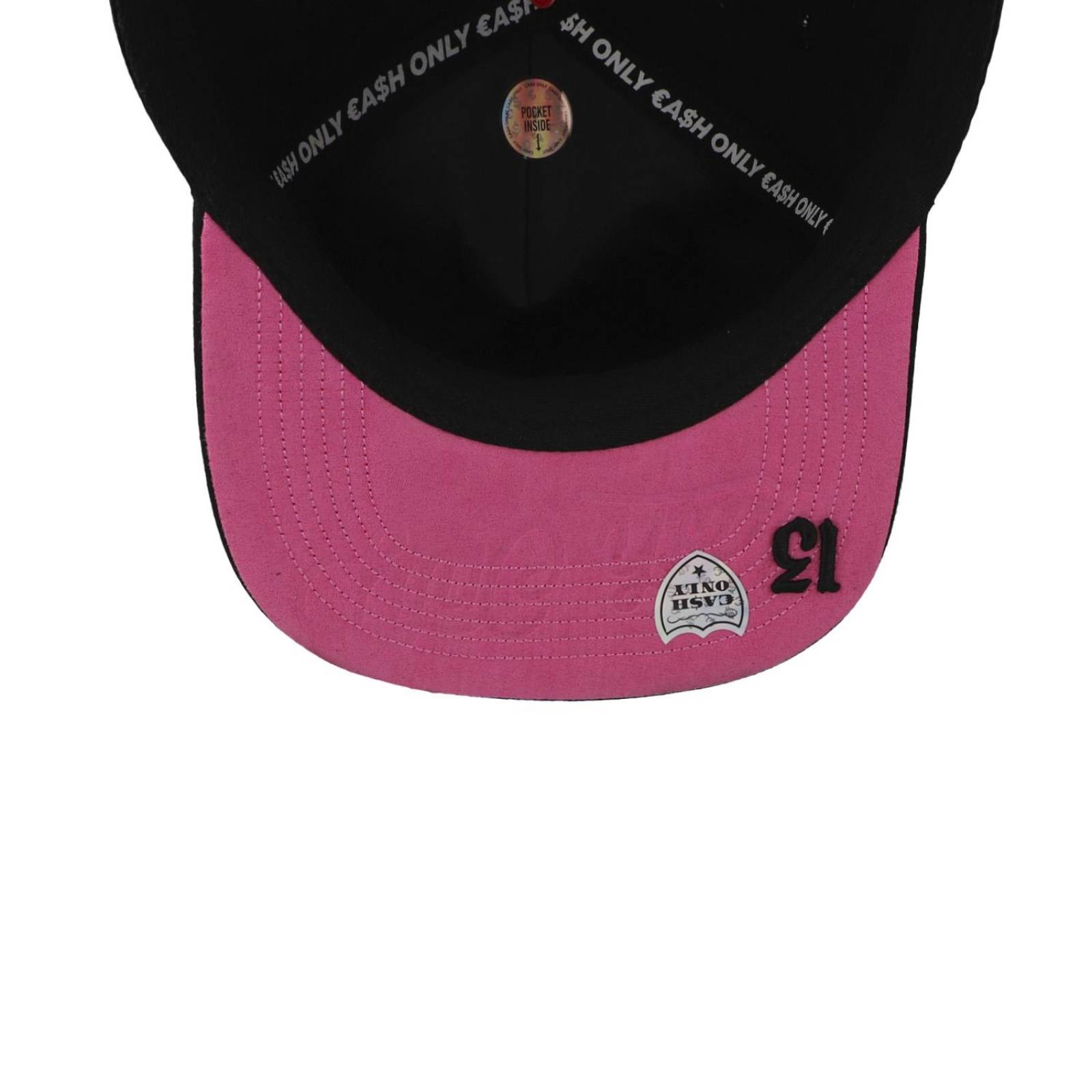 Gorra Cash Only 23 Skull Negro & Purpura Unitalla 