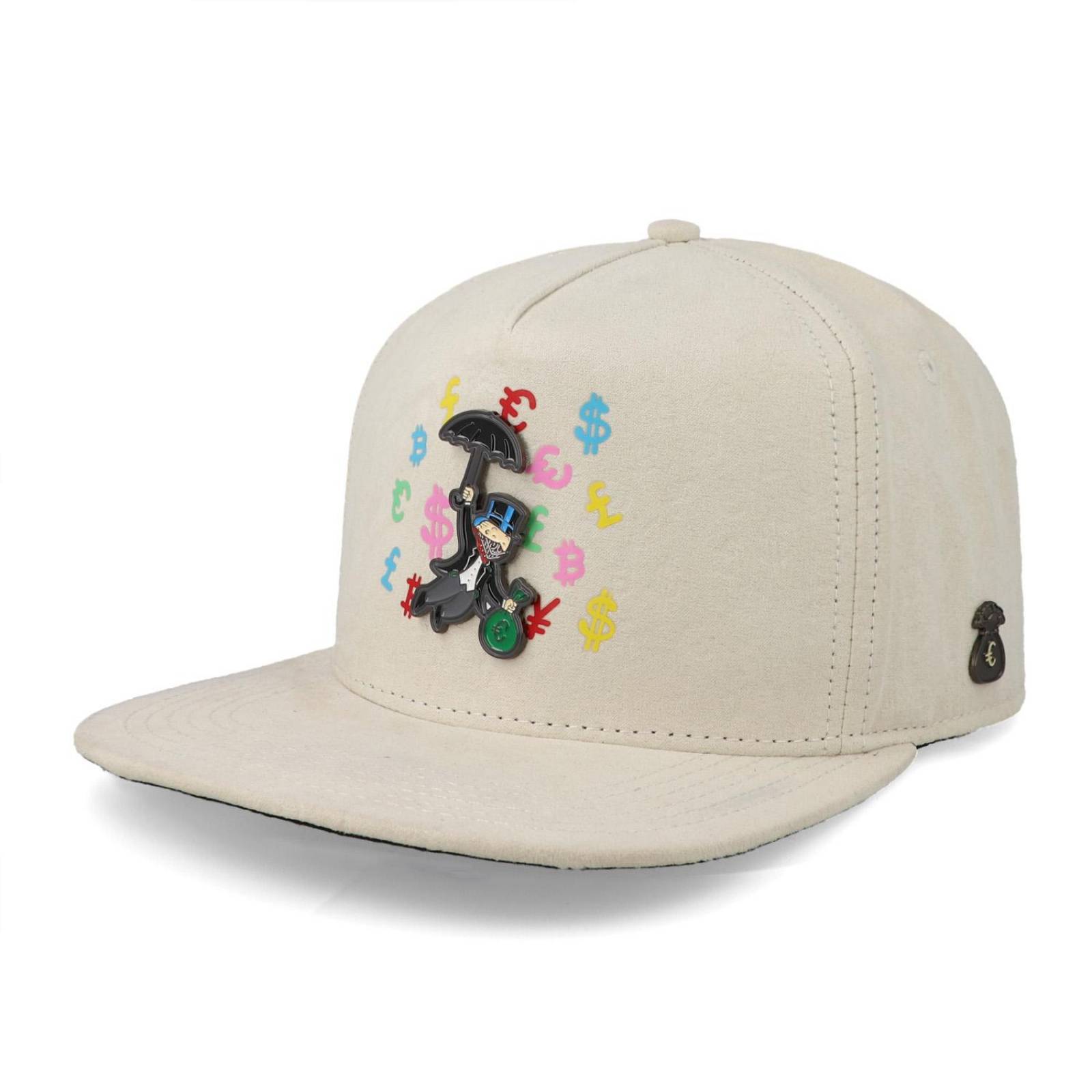 Gorra Cash Only 23 Monopoly Blanco Unitalla 