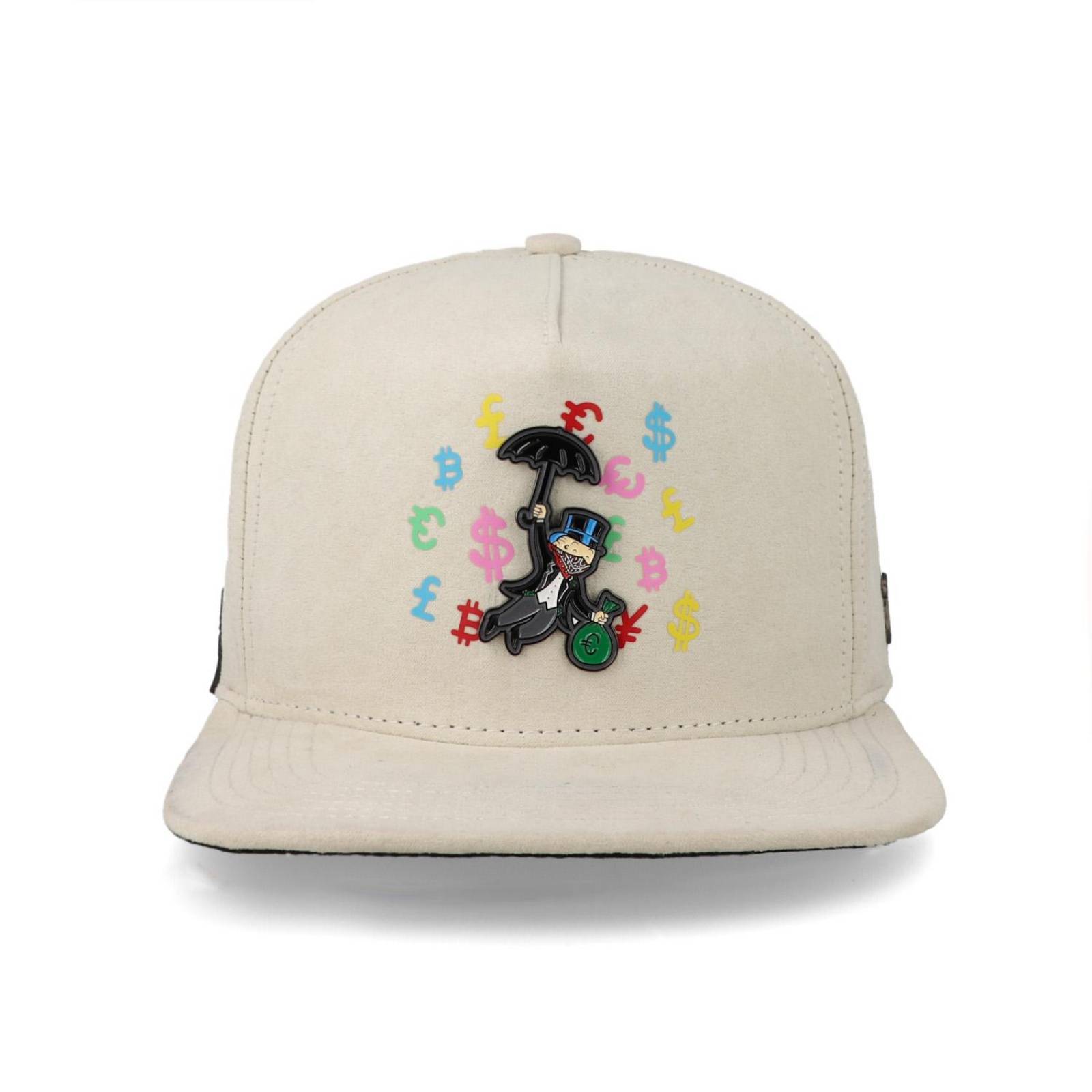 Gorra Cash Only 23 Monopoly Blanco Unitalla 