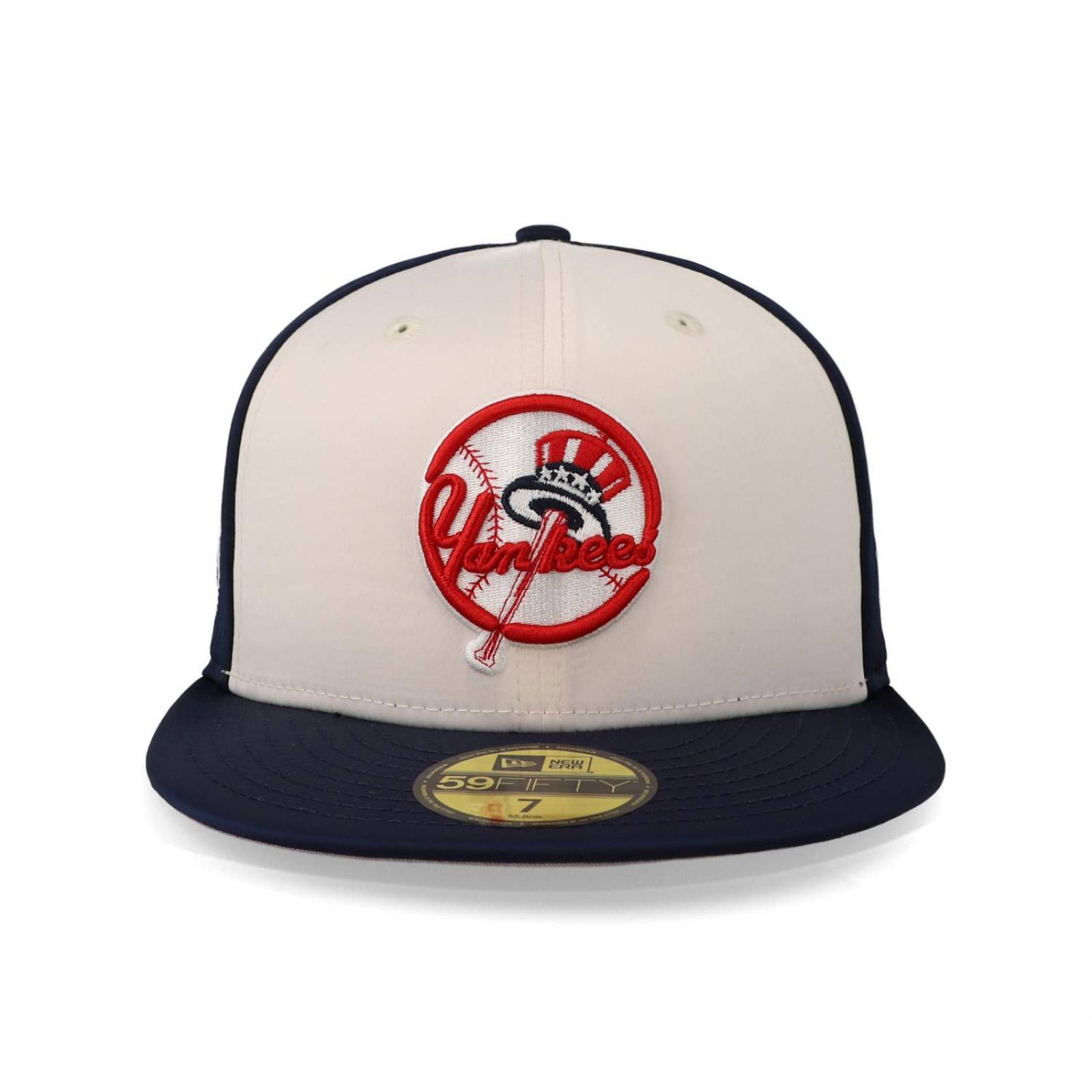 Gorra New Era 59 Fifty Satin MLB E3 Yankies Tph Azul Marino Cerrada
