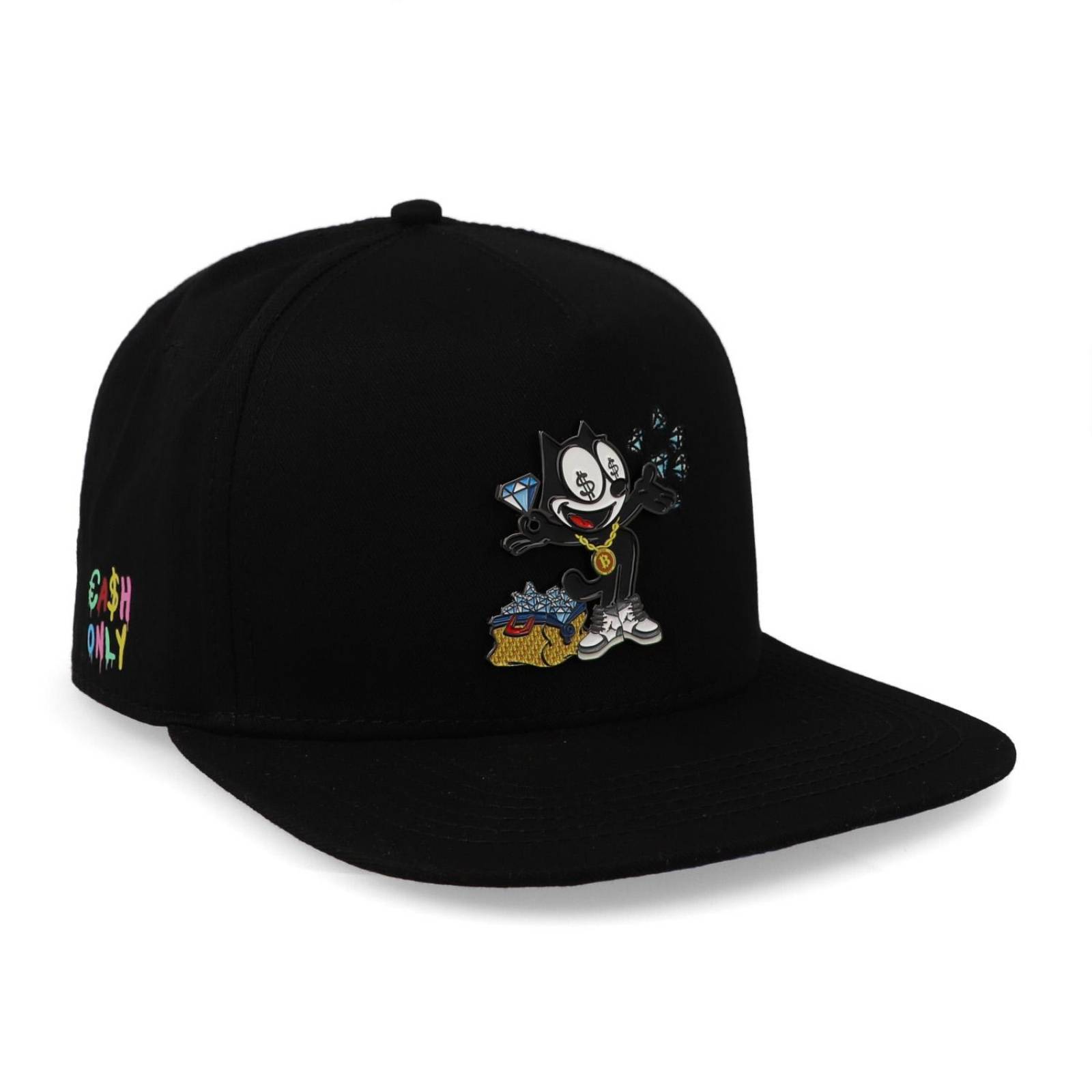 Gorra Cash Only 23 Felix Cat Negro Unitalla 