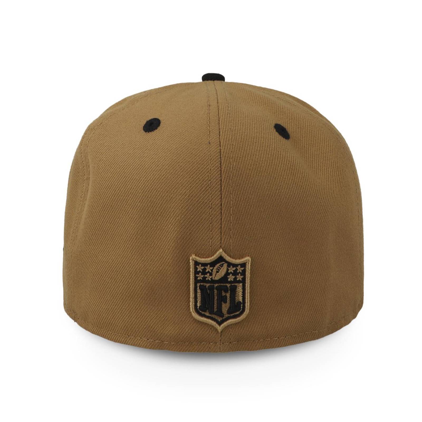Gorra New Era 59 Fifty NFL Q323 Wheat Black Raiders Cafe Cerrada 