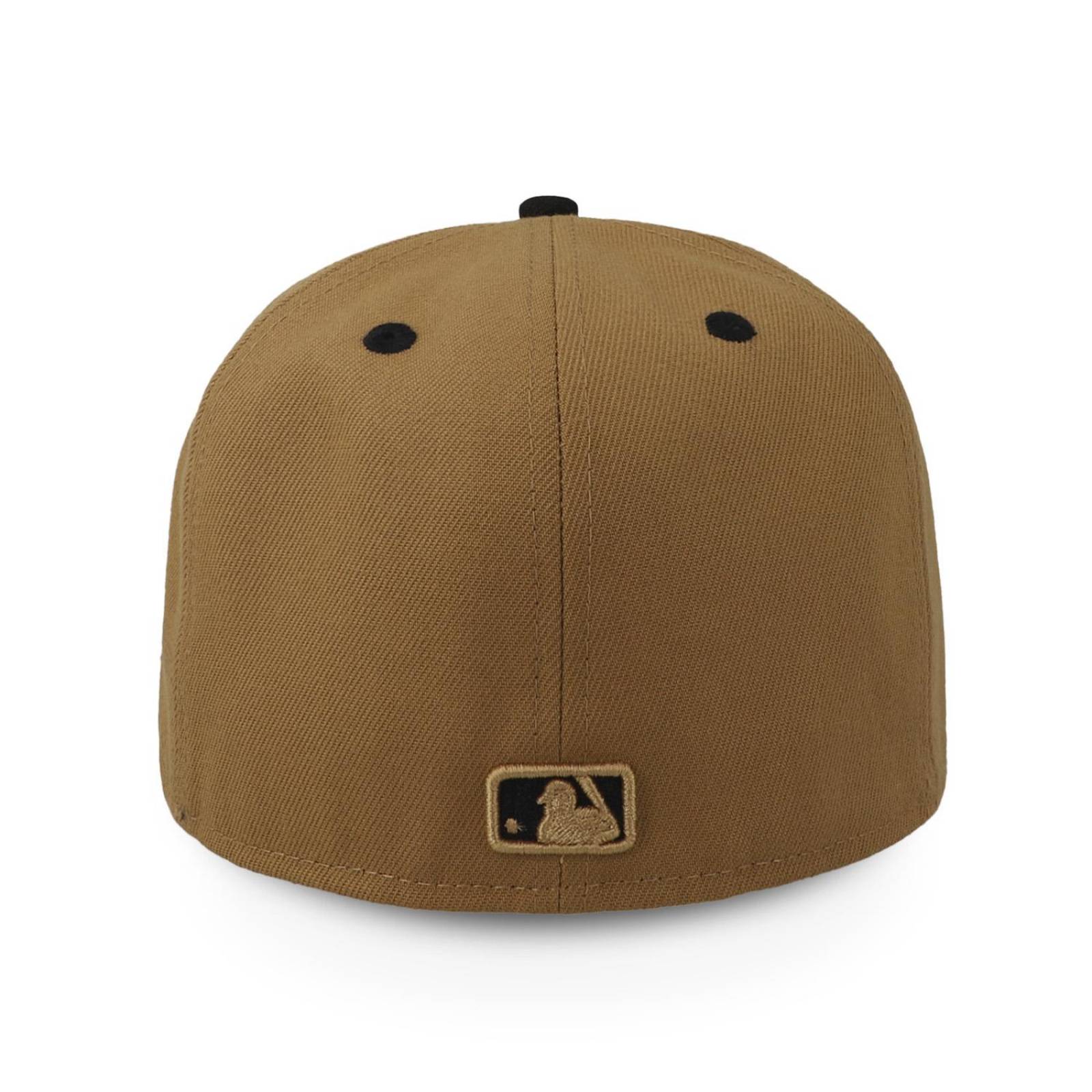 Gorra New Era 59 Fifty MLB Q323 Wheat Black Dodgers Cafe Cerrada 
