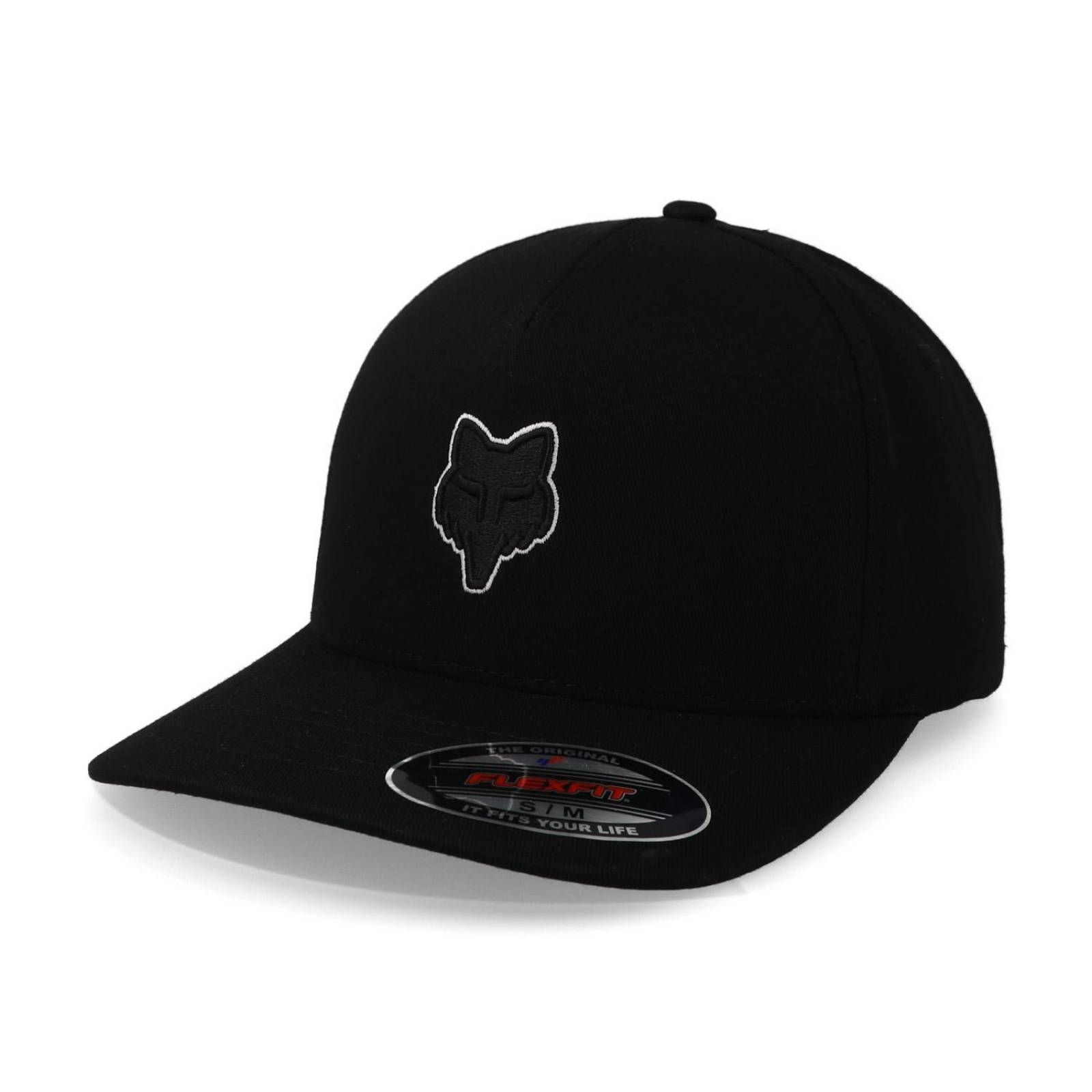 Gorra Fox Flexfit Fox Head 31622 Negro Cerrada