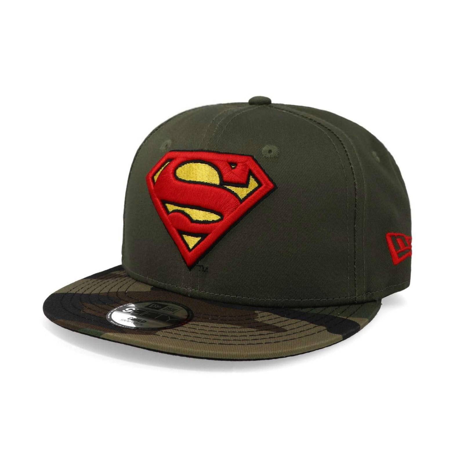 Gorra New Era 9 Fifty DC Superman Para Niño Café 