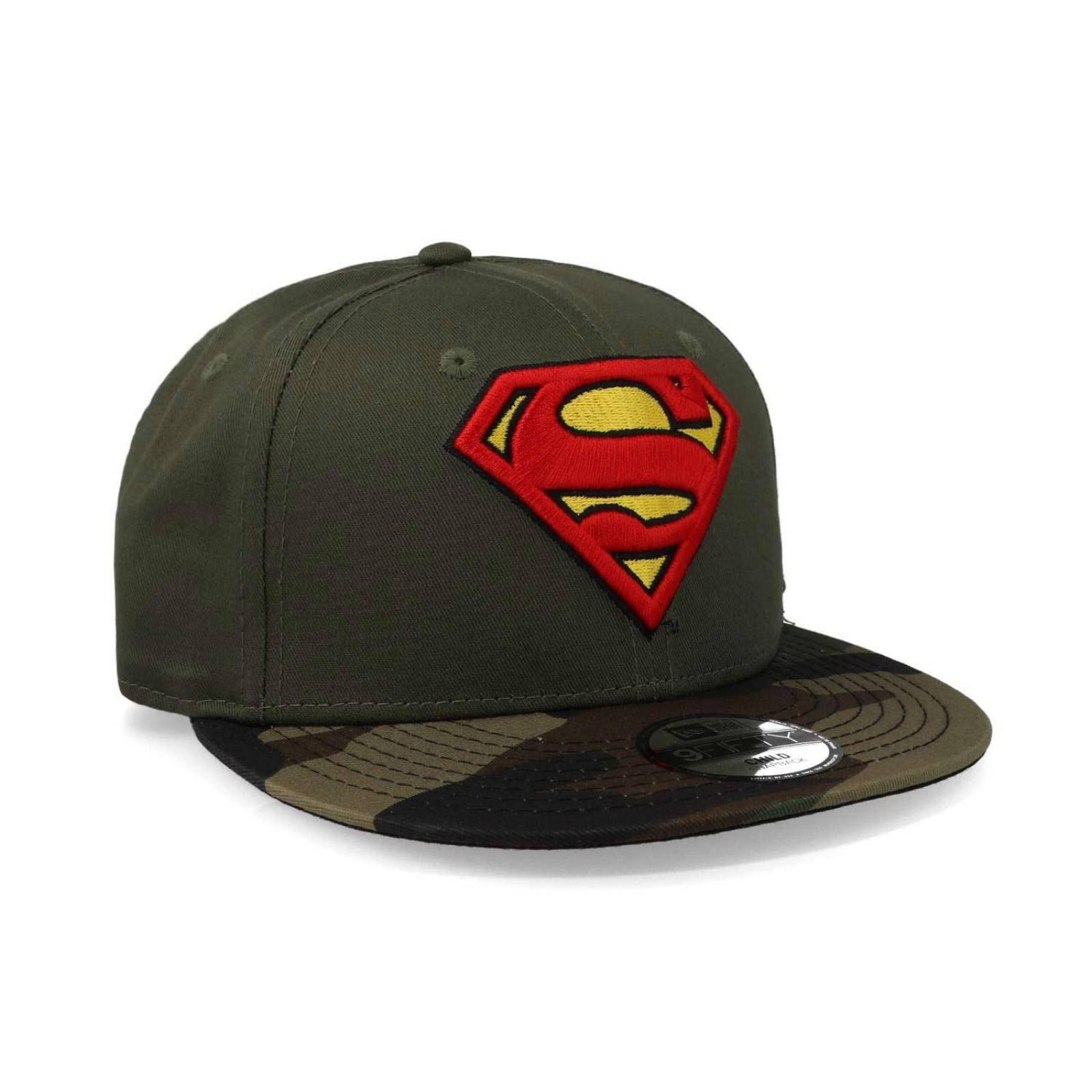 Gorra New Era 9 Fifty DC Superman Para Niño Café 