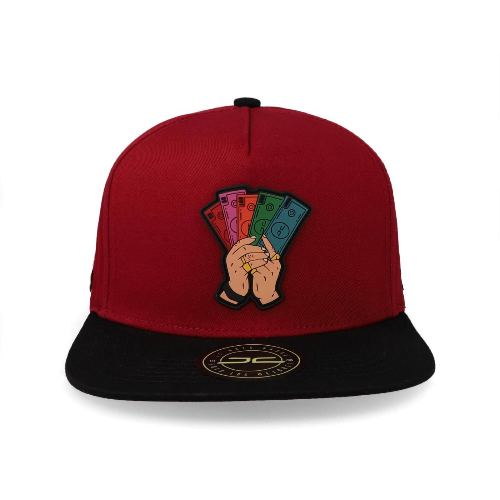 Gorra JC Hats Never Look 1865 Rojo Unitalla 