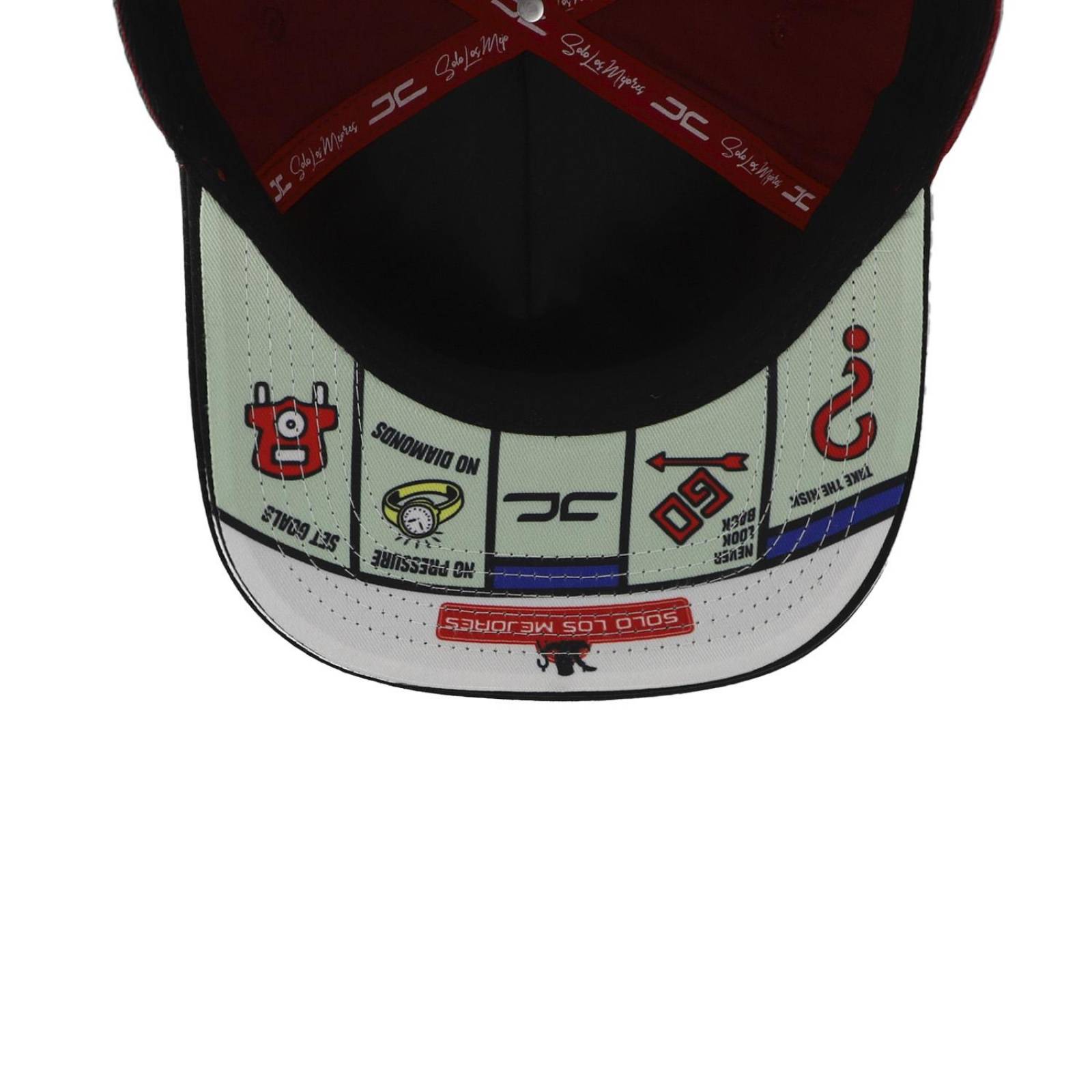 Gorra JC Hats Never Look 1865 Rojo Unitalla 