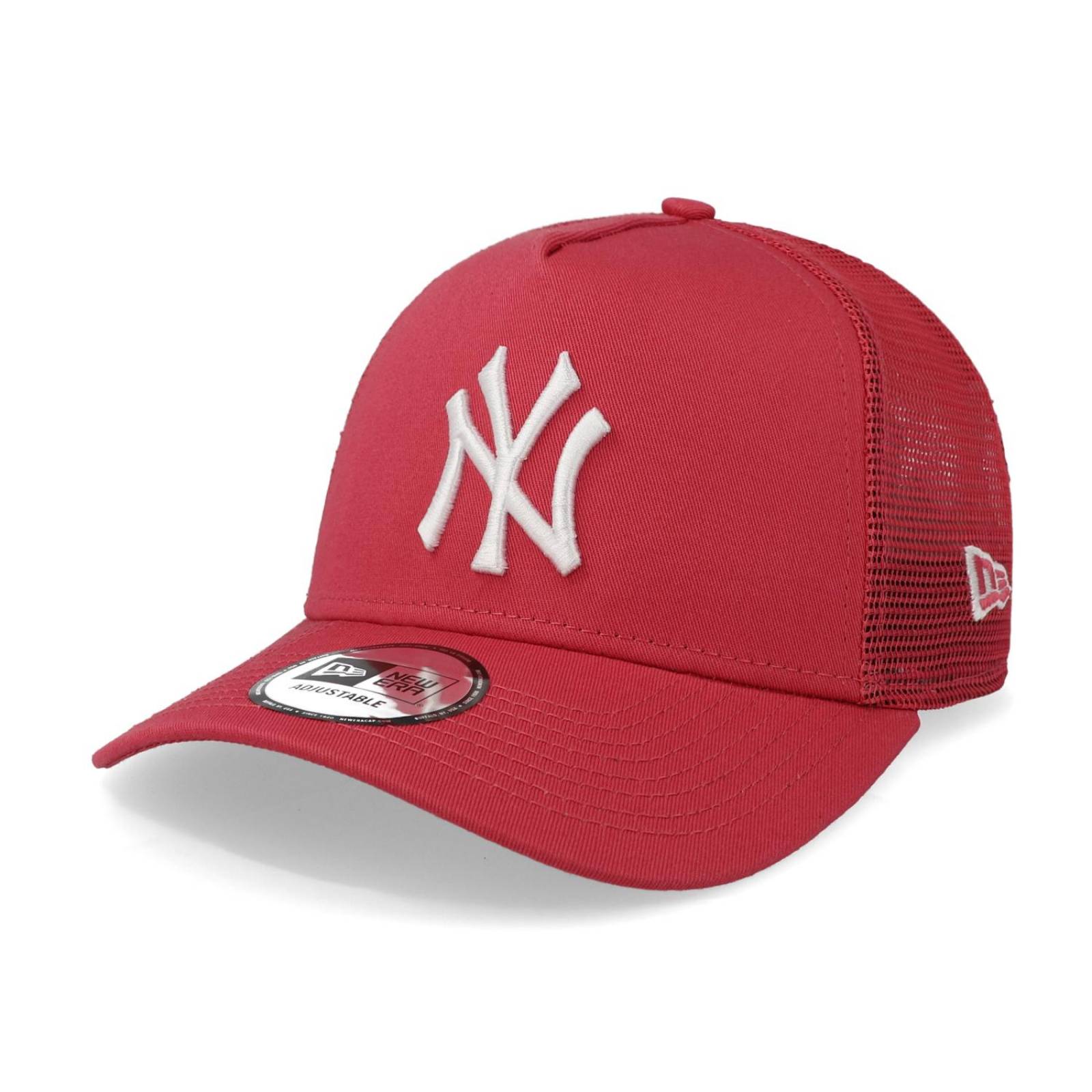 Gorra New Era 9 Forty MLB League Essential Trucker New York Yankees Rojo para niño 