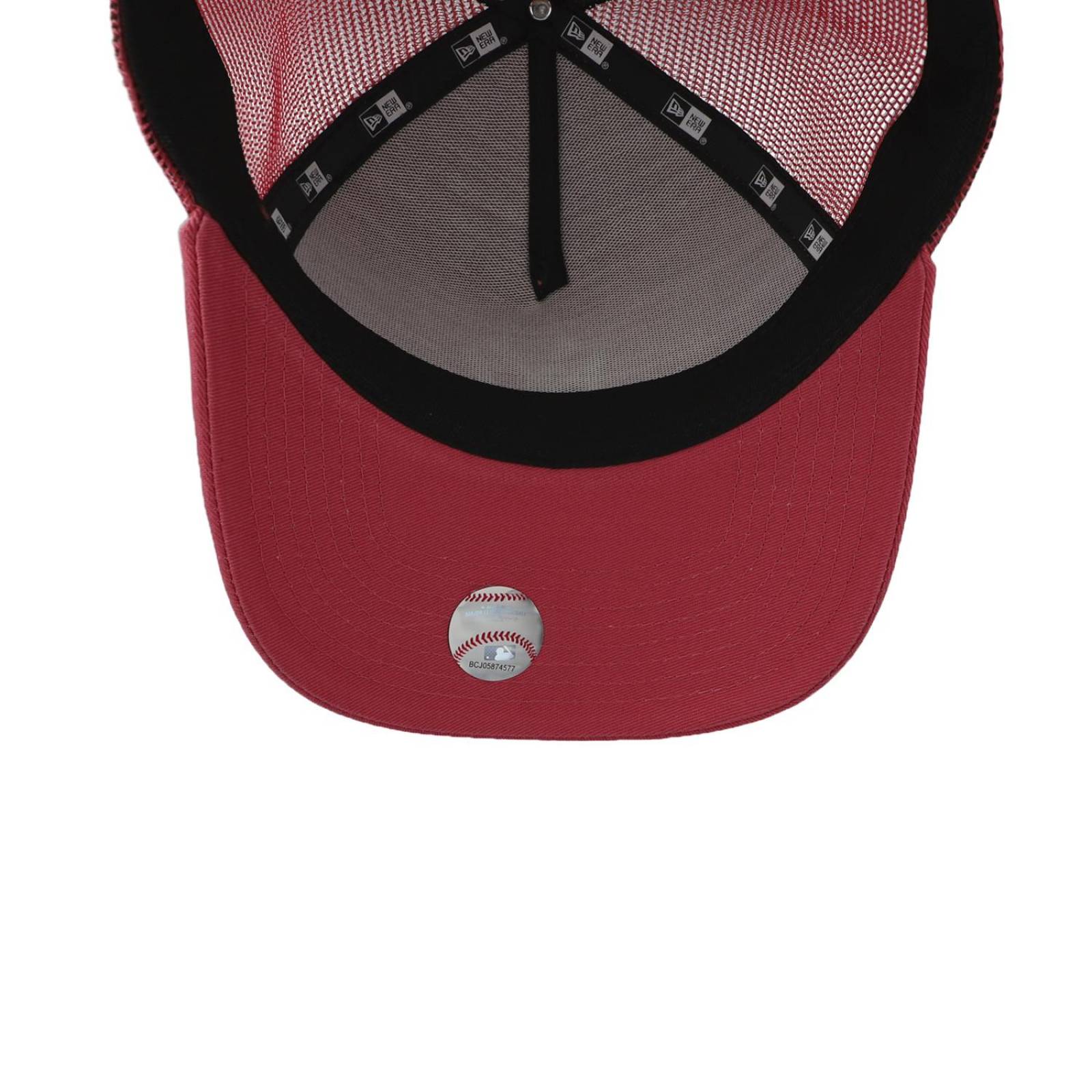 Gorra New Era 9 Forty MLB League Essential Trucker New York Yankees Rojo para niño 