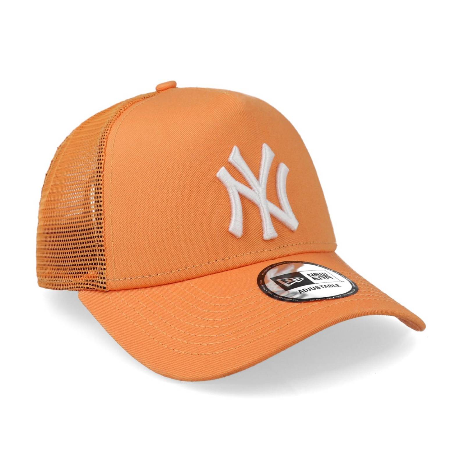 Gorra New Era 9 Forty MLB League Essential Trucker New York Yankees Naranja para niño 