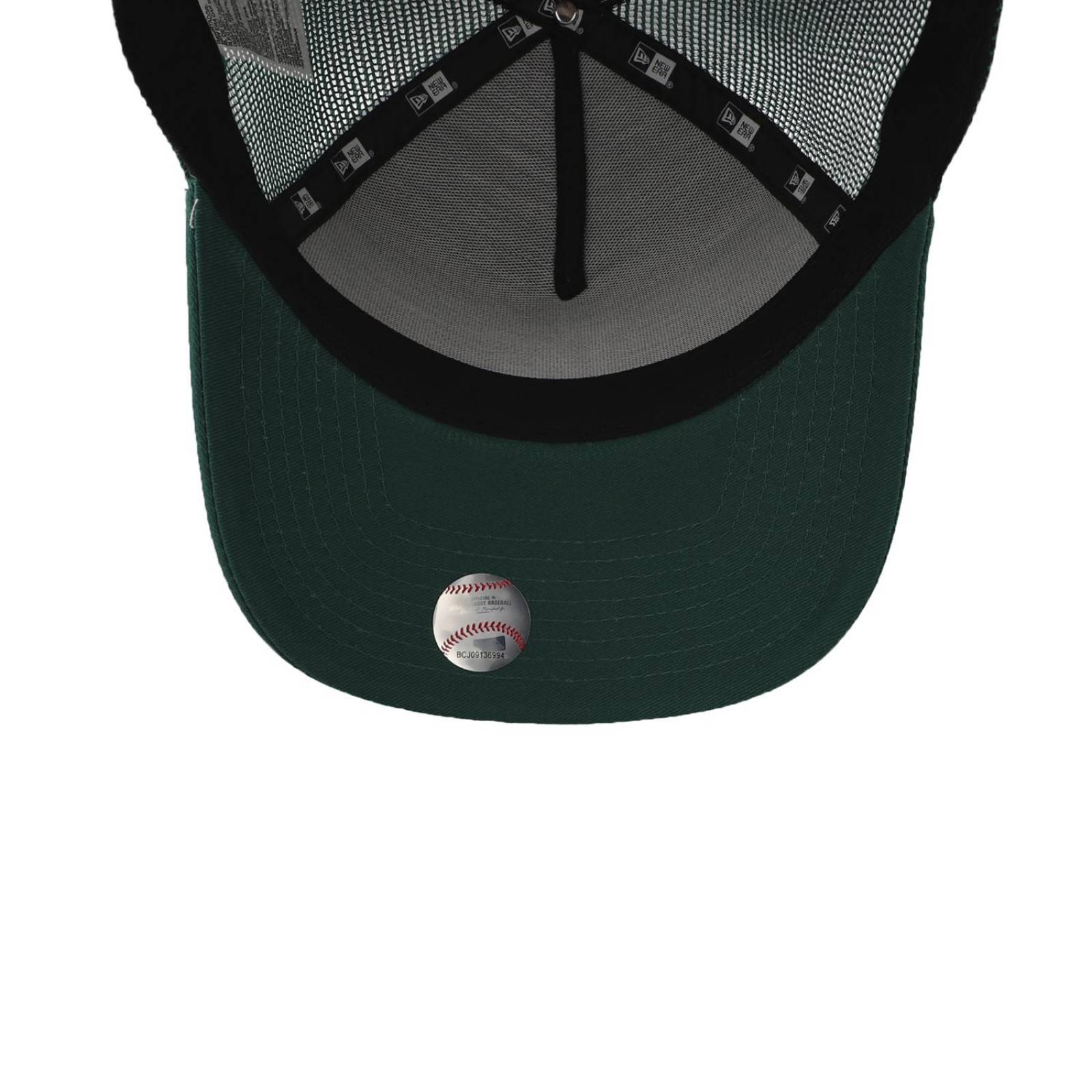 Gorra New Era Era 9 Forty MLB League Essential Trucker Los Angeles Dodgers Verde para niño 
