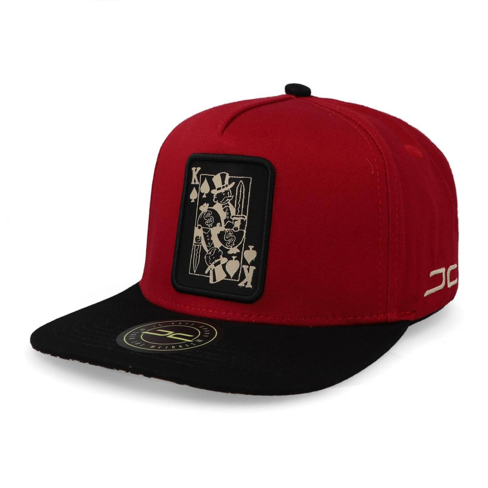 Gorra Jc Hats King Card 1851 Rojo Unitalla 