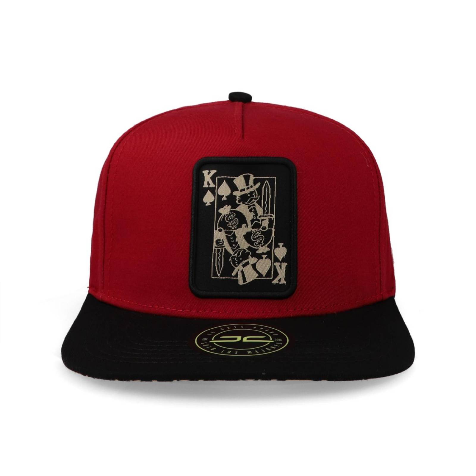 Gorra Jc Hats King Card 1851 Rojo Unitalla 