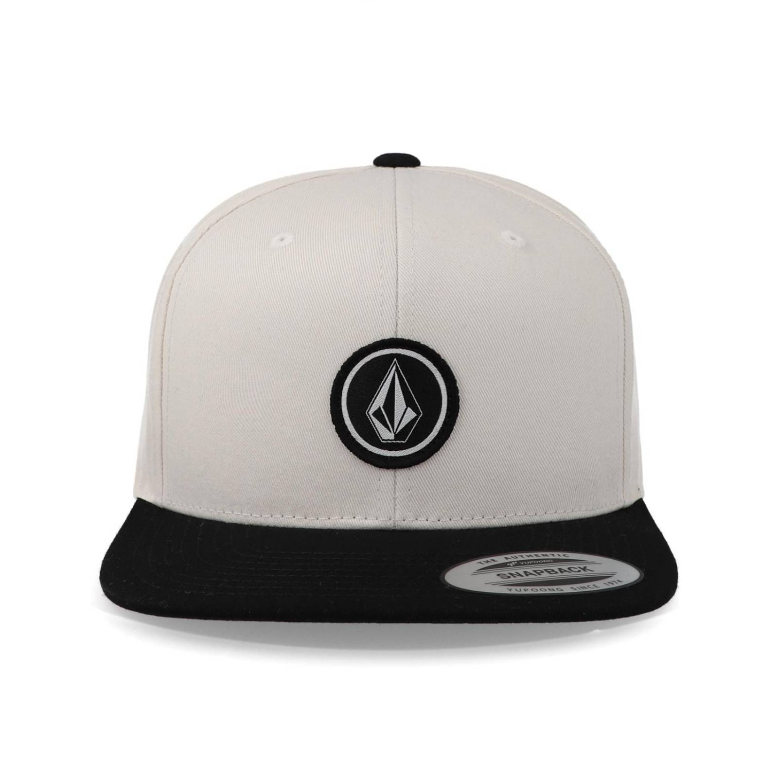 Gorra Volcom D5512322 Quarter Twill Blk Blanco Unitalla 
