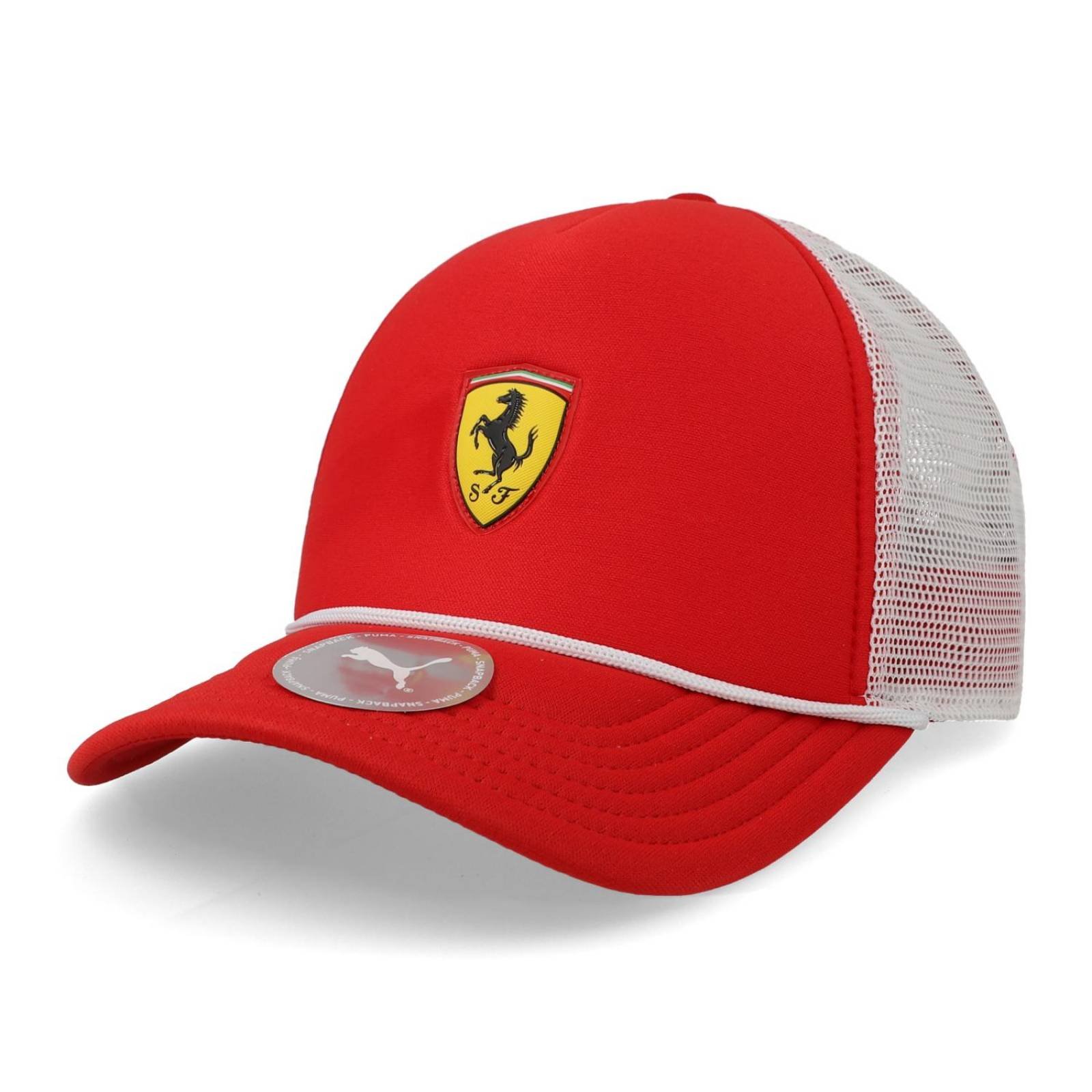  Ferrari Scuderia - Mercancía oficial de Fórmula 1 - Gorra Tech  - Rojo - Talla única, Rojo - : Automotriz