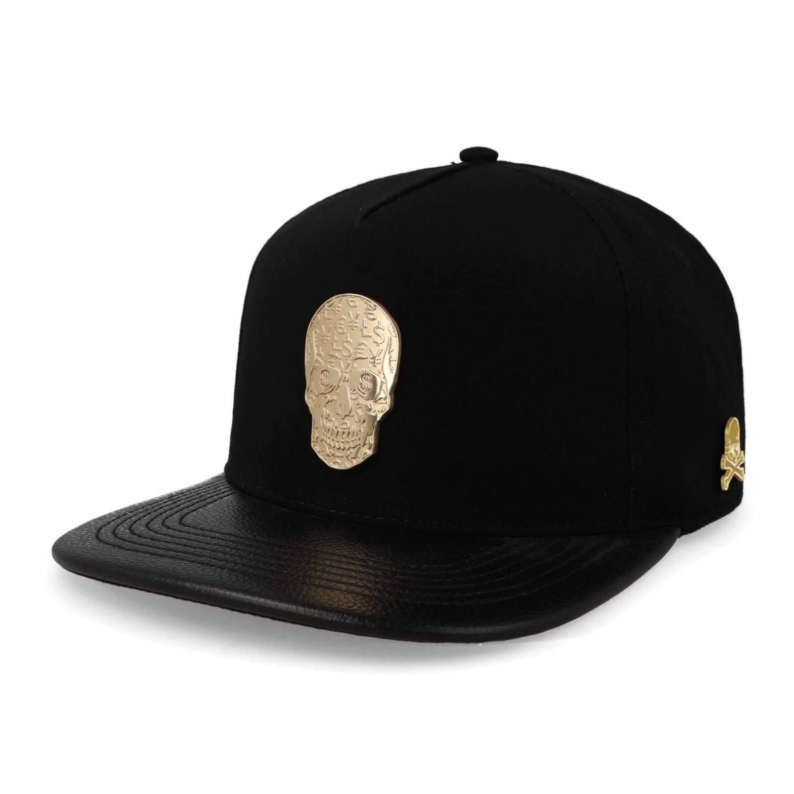 Gorra Cash Only 23 Skull Golden Negro Unitalla 