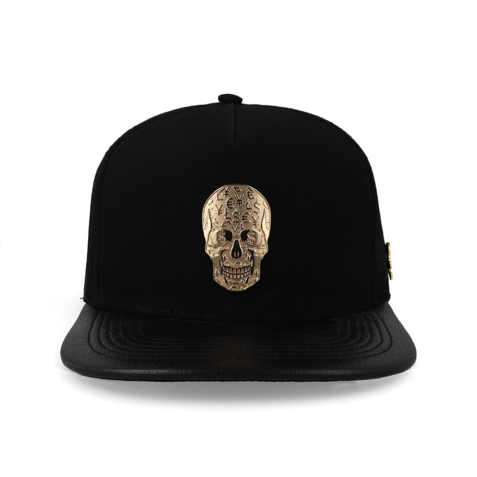 Gorra Cash Only 23 Skull Golden Negro Unitalla 