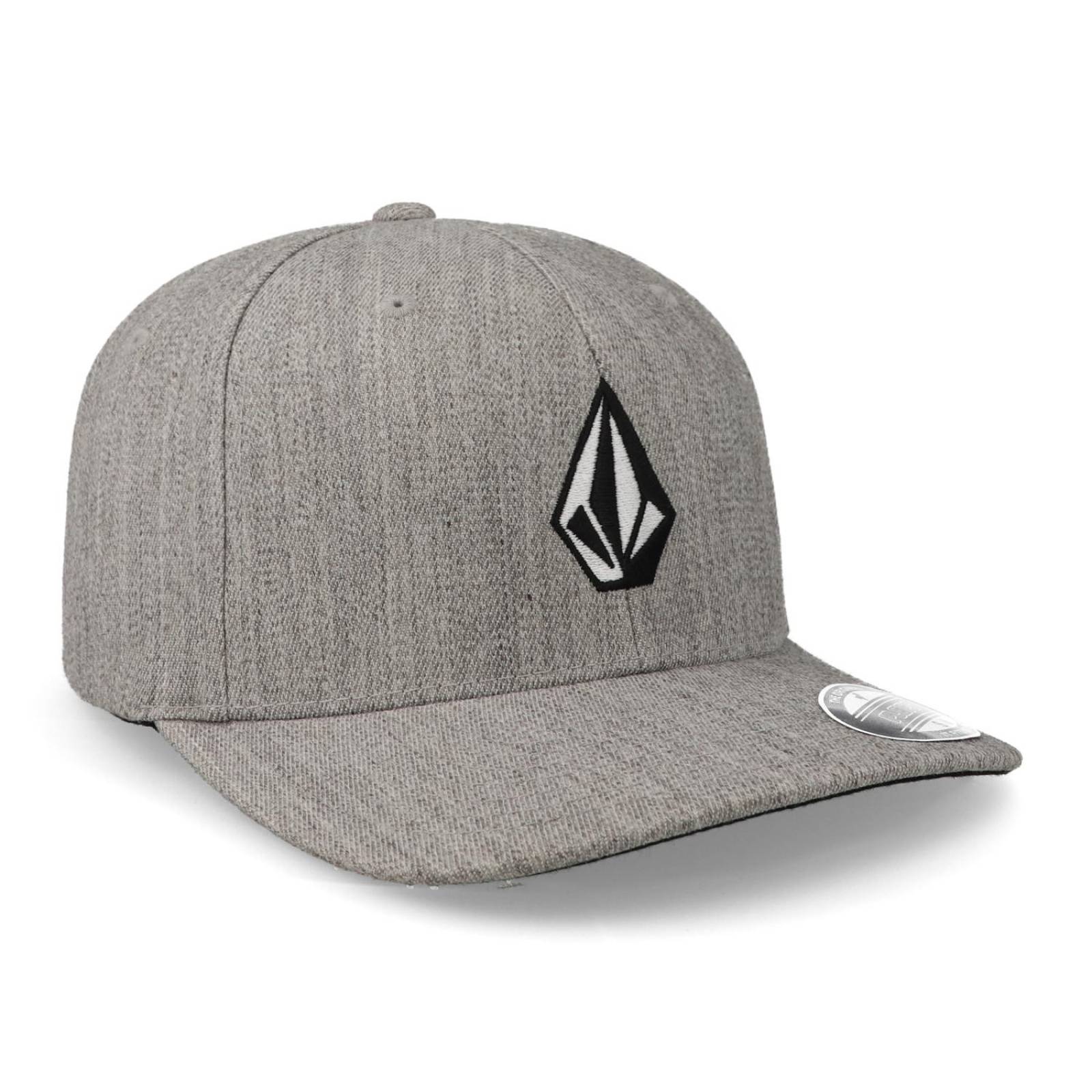 Gorra Volcom Full Stone Hthr D5512321 Flexfit Hat Gris Cerrada 