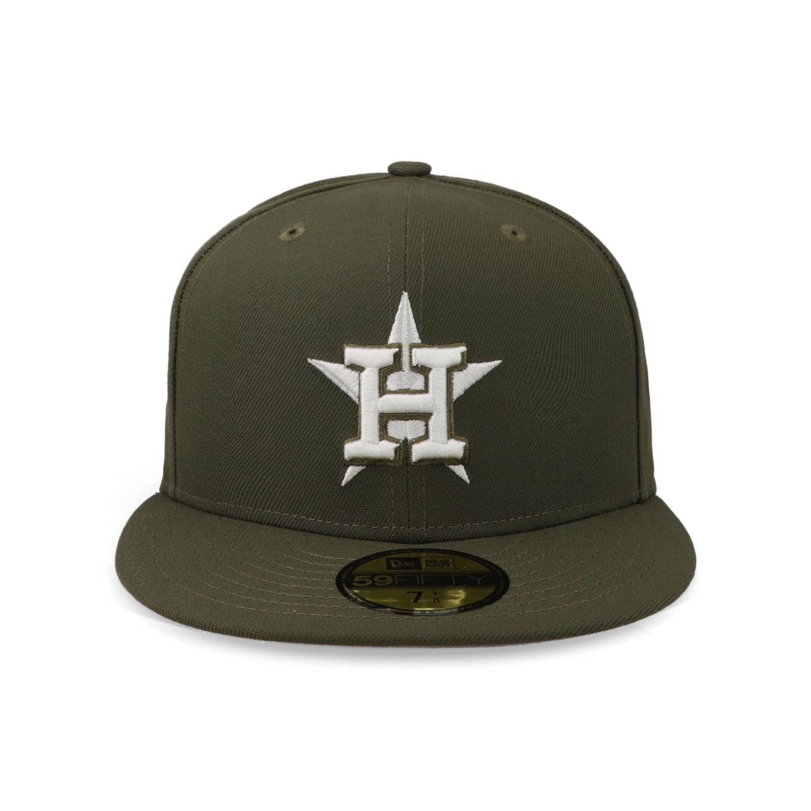 Gorra New Era 59 Fifty MLB Basic Houston Astros Verde Cerrada 