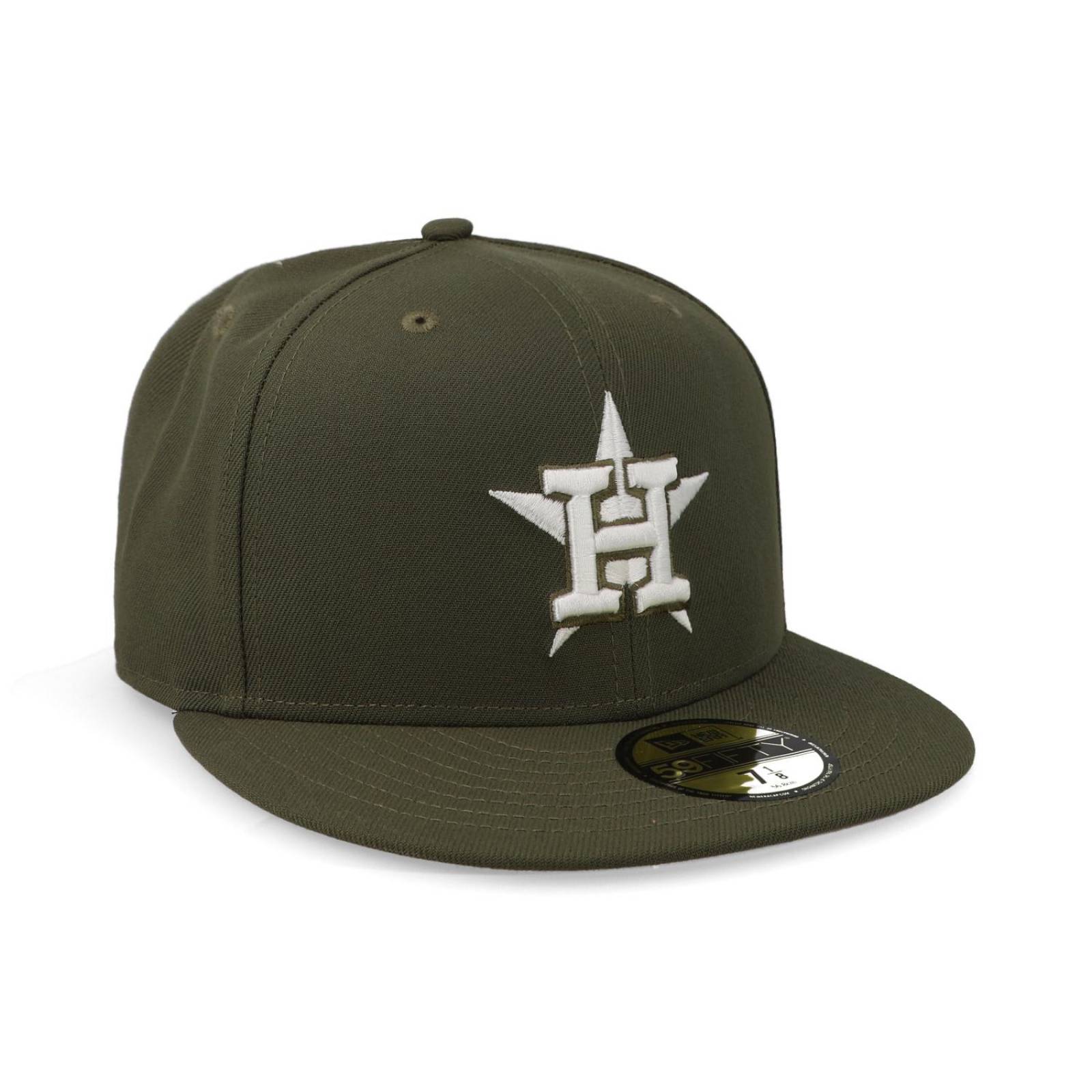 Gorra New Era 59 Fifty MLB Basic Houston Astros Verde Cerrada 