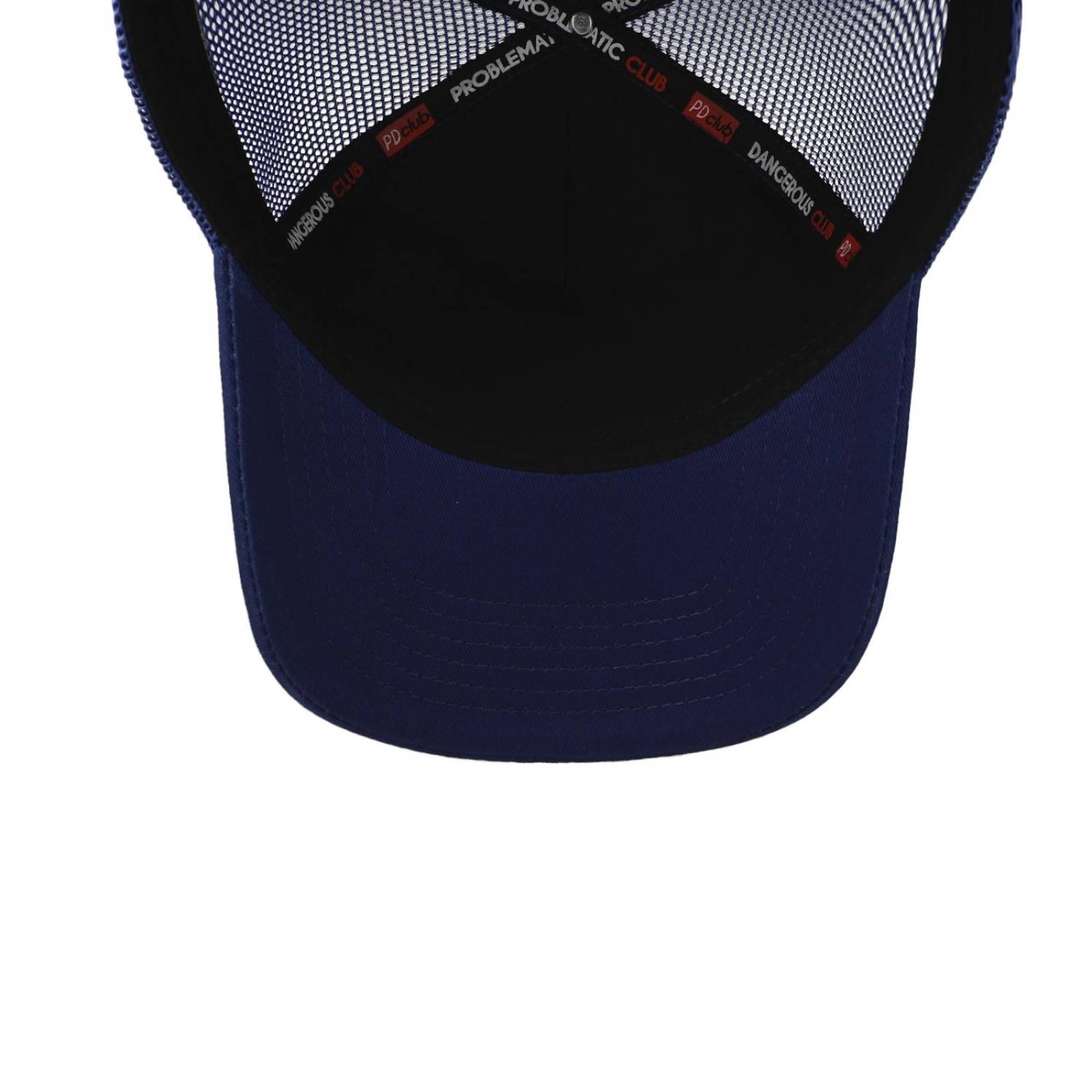 Gorra Problematic Chiquete Paperplane Malla Azul Pma Azul Unitalla