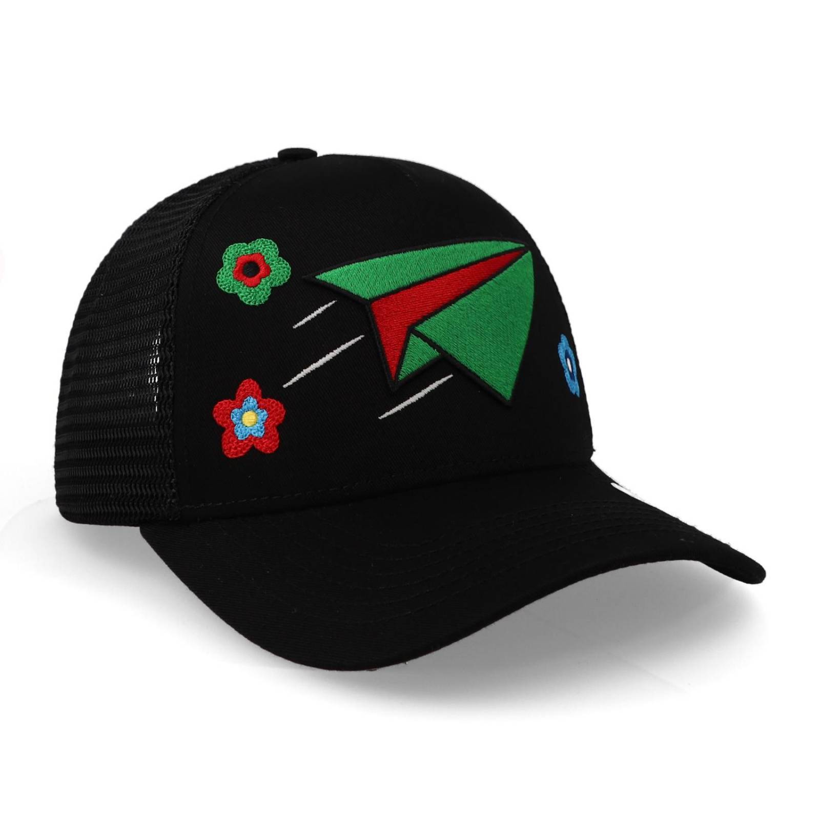 Gorra Problematic Chiquete Paperplane Malla Negro Pmn Negro Unitalla 