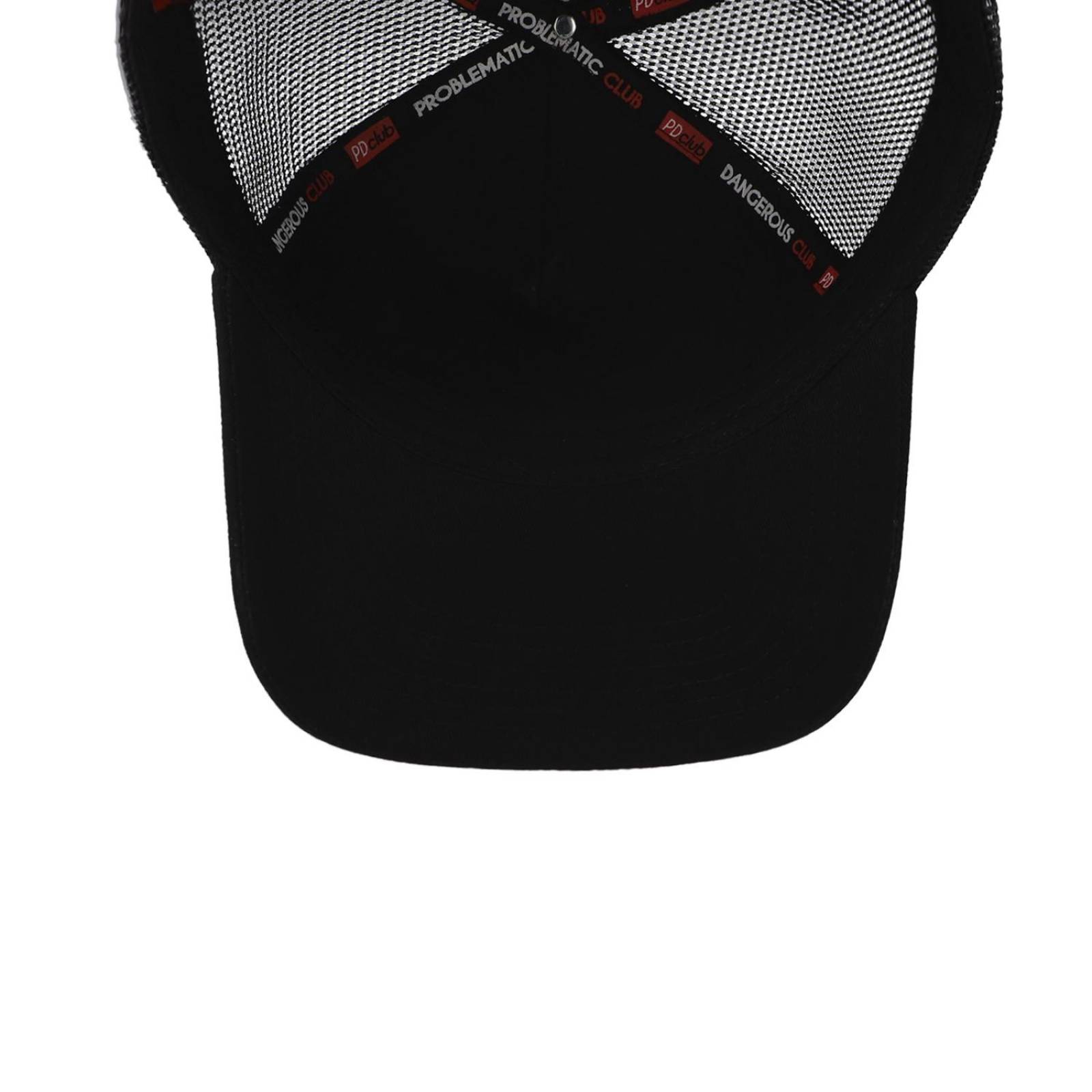 Gorra Problematic Chiquete Paperplane Malla Negro Pmn Negro Unitalla 
