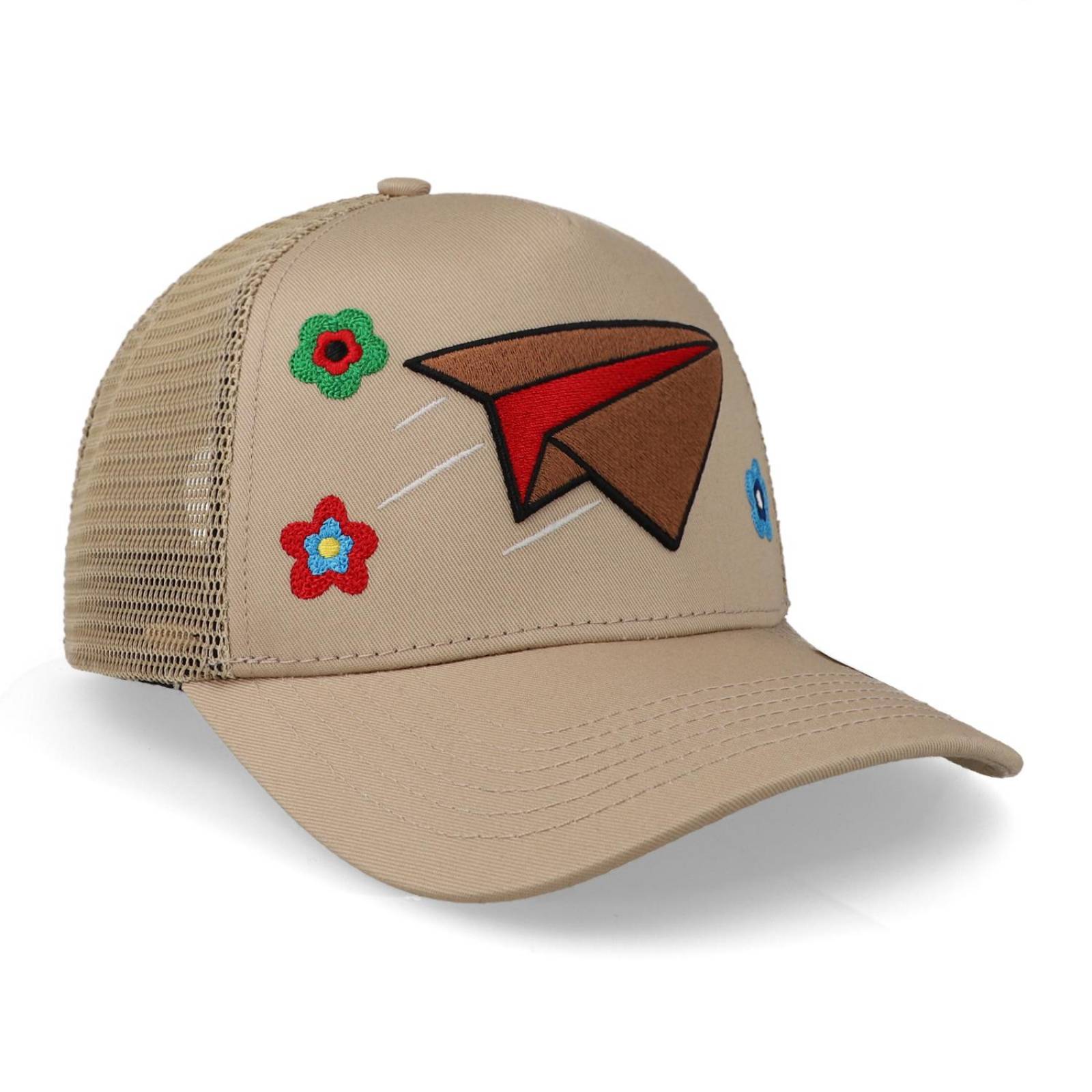 Gorra Problematic Chiquete Paperplane Malla Arena Pmar Beige Unitalla