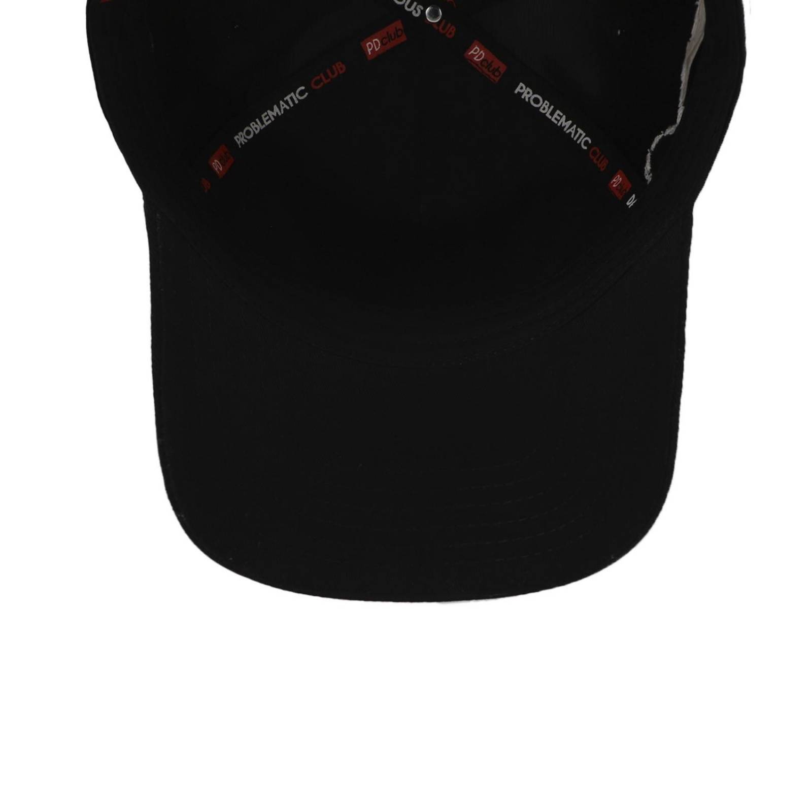 Gorra Problematic Chiquete Paperplane Snapback Curve Psn Negro Unitalla