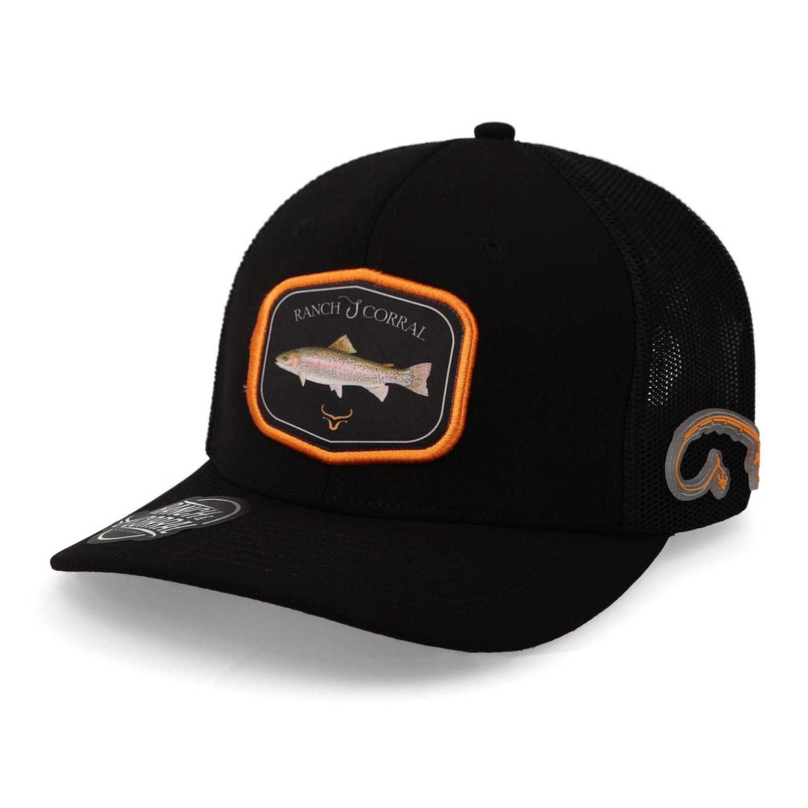 Gorra Ranch & Corral Rainbow Trout Rcfs8 Negro Unitalla 