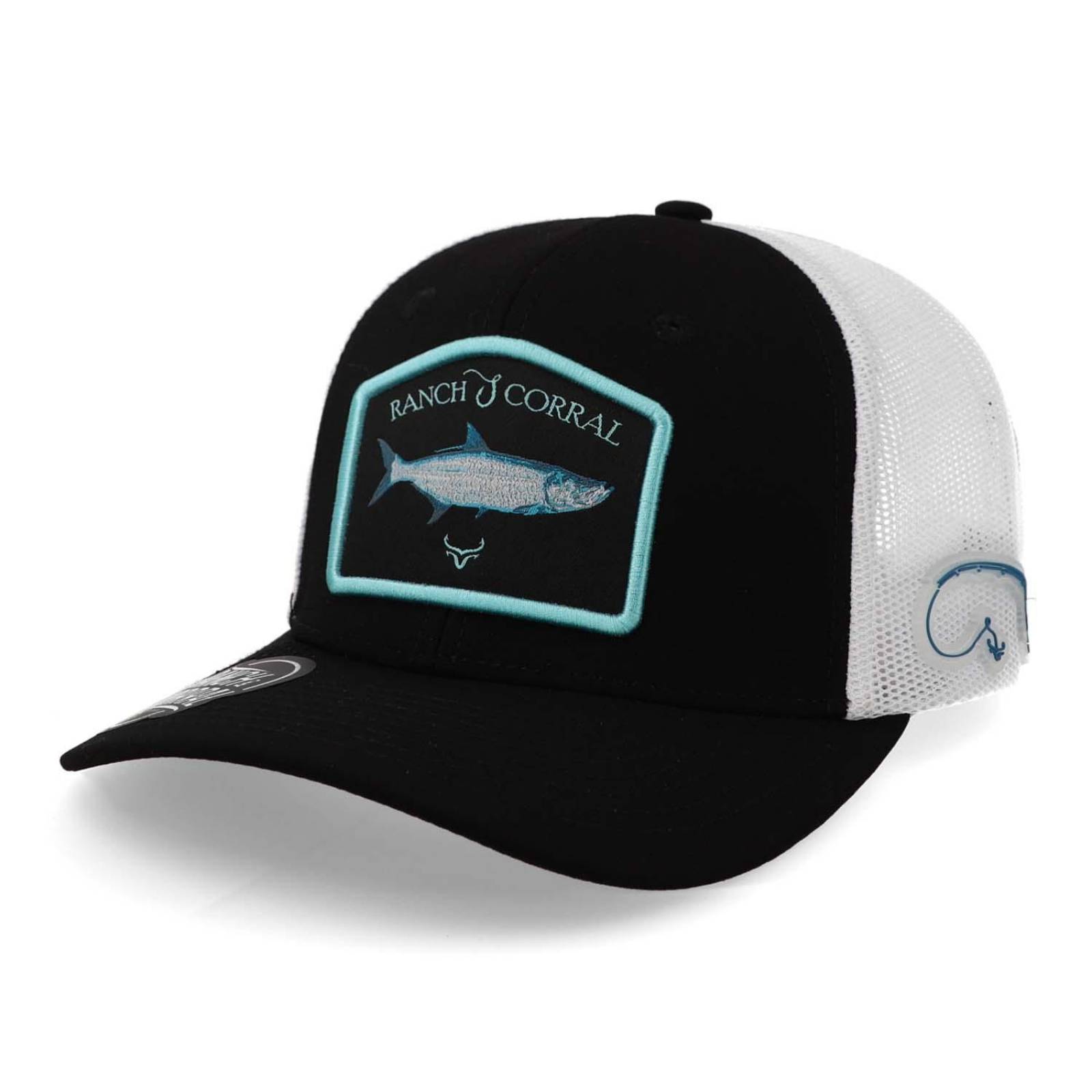 Gorra Ranch & Corral Tarpon 07 Rcfs7 Negro Bco Unitalla 