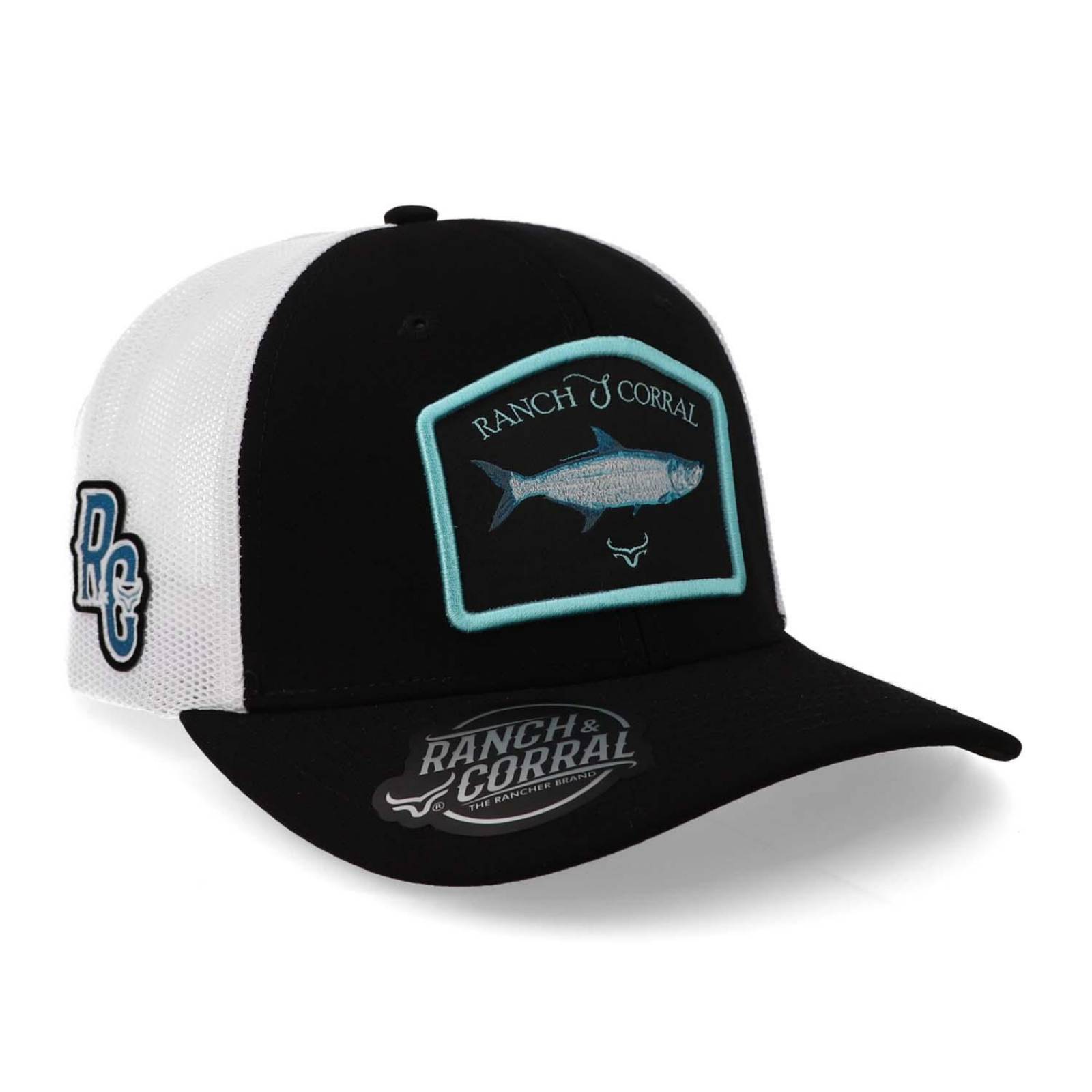 Gorra Ranch & Corral Tarpon 07 Rcfs7 Negro Bco Unitalla 