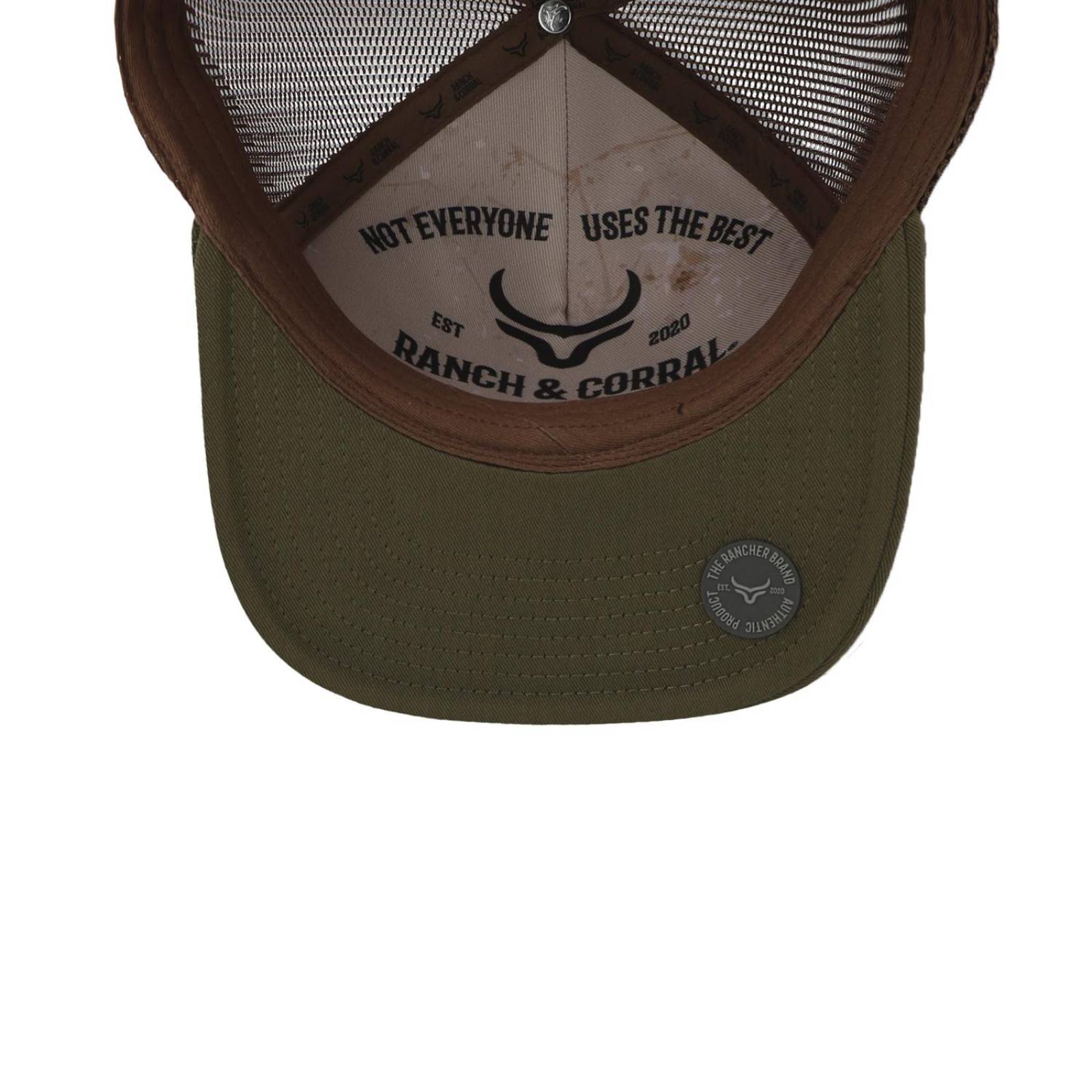 Gorra Ranch & Corral Palomino Rce21 Verde Unitalla 