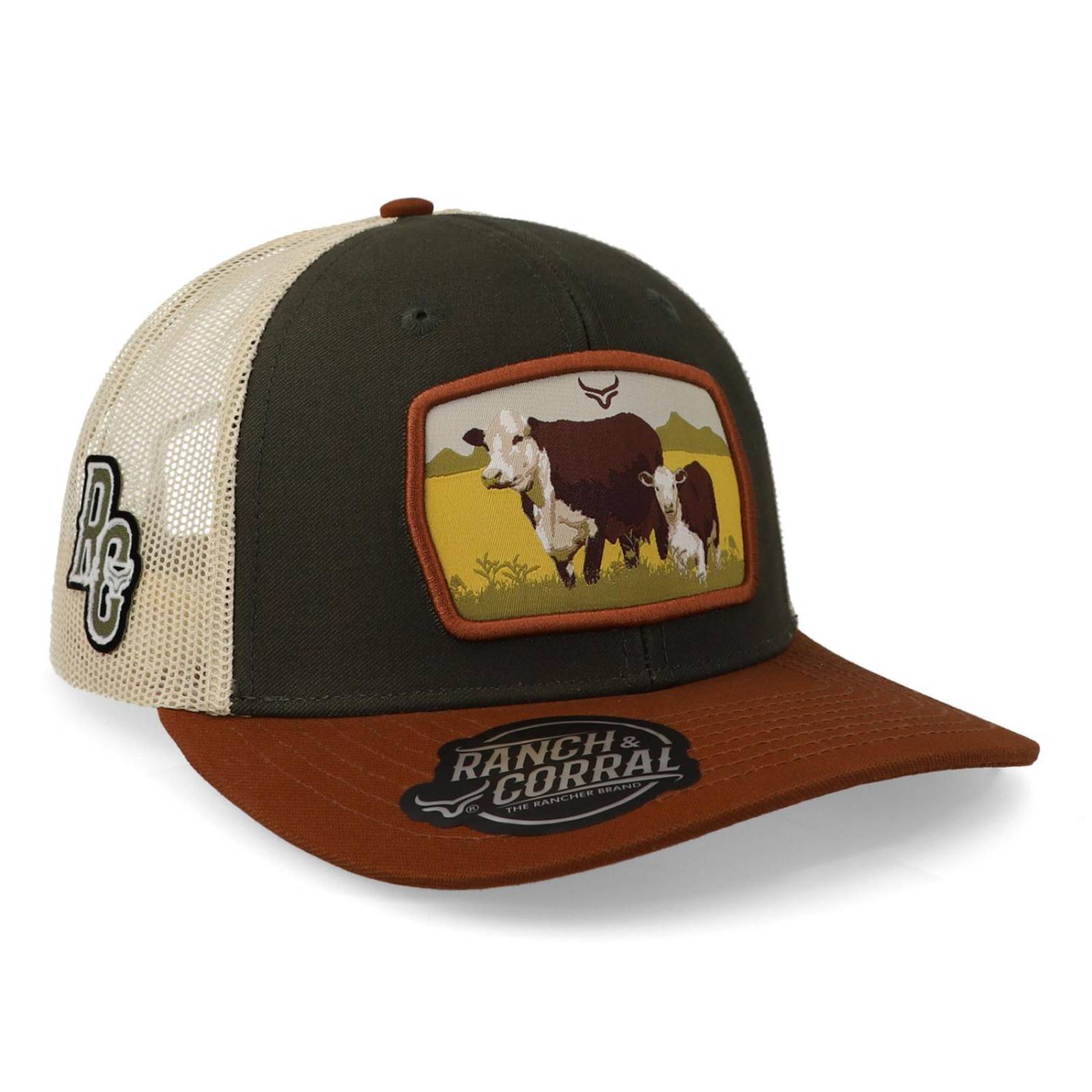 Gorra Ranch & Corral Becerro Rcg27 Gris Unitalla 