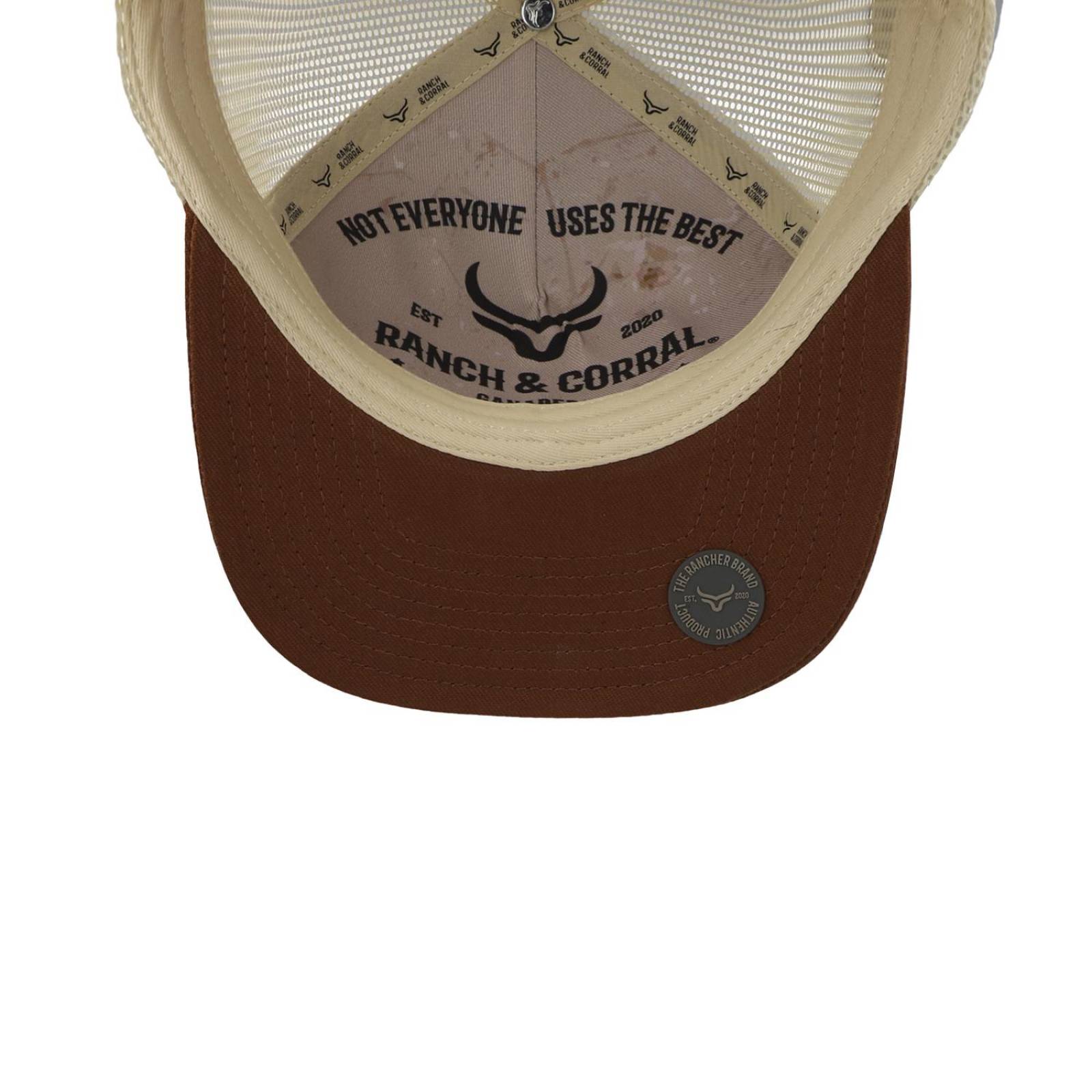 Gorra Ranch & Corral Becerro Rcg27 Gris Unitalla 