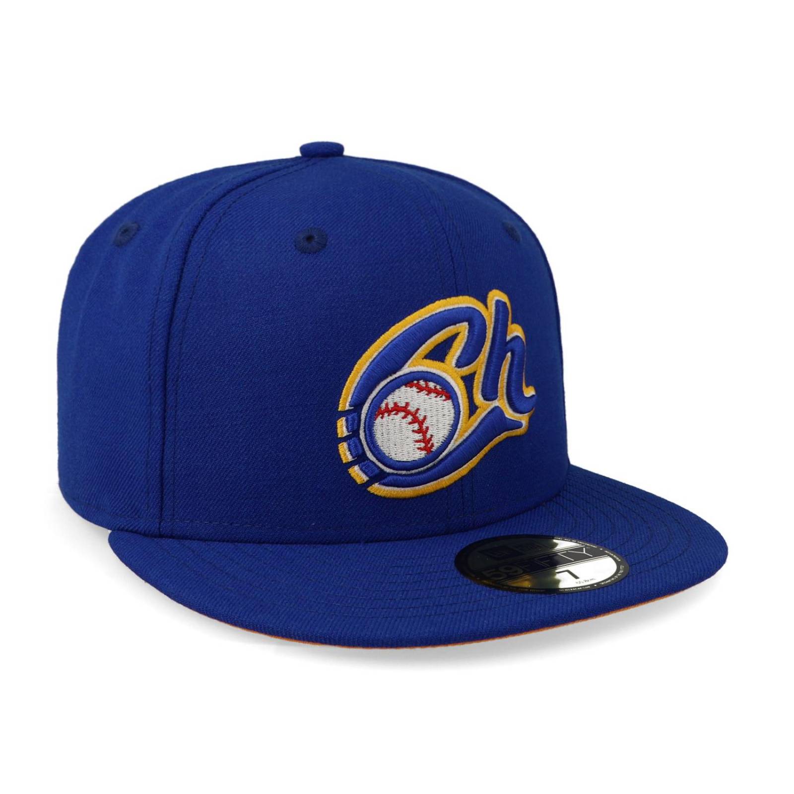 Gorra New Era 59 Fifty LMB Charros de Jalisco Azul Marino Cerrada 