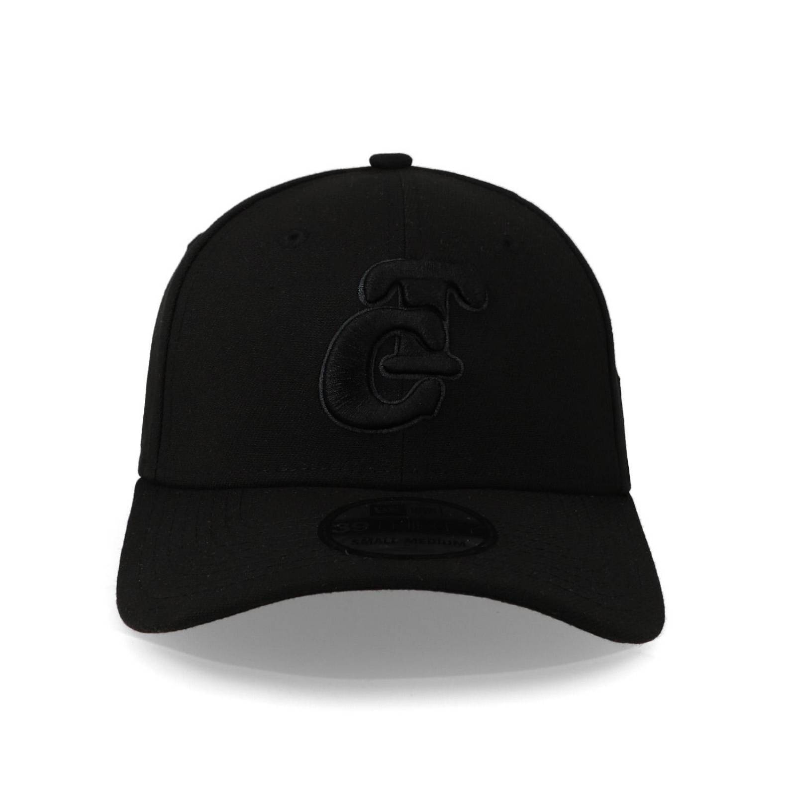 Gorra New Era 39 Thirty LMB Tomateros de Culiacan Negro Cerrada 