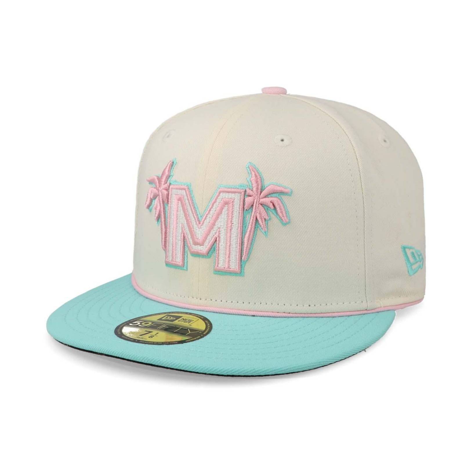 Gorra New Era 59 Fifty México Serie del Caribe Trng 24 Blanco Cerrada 