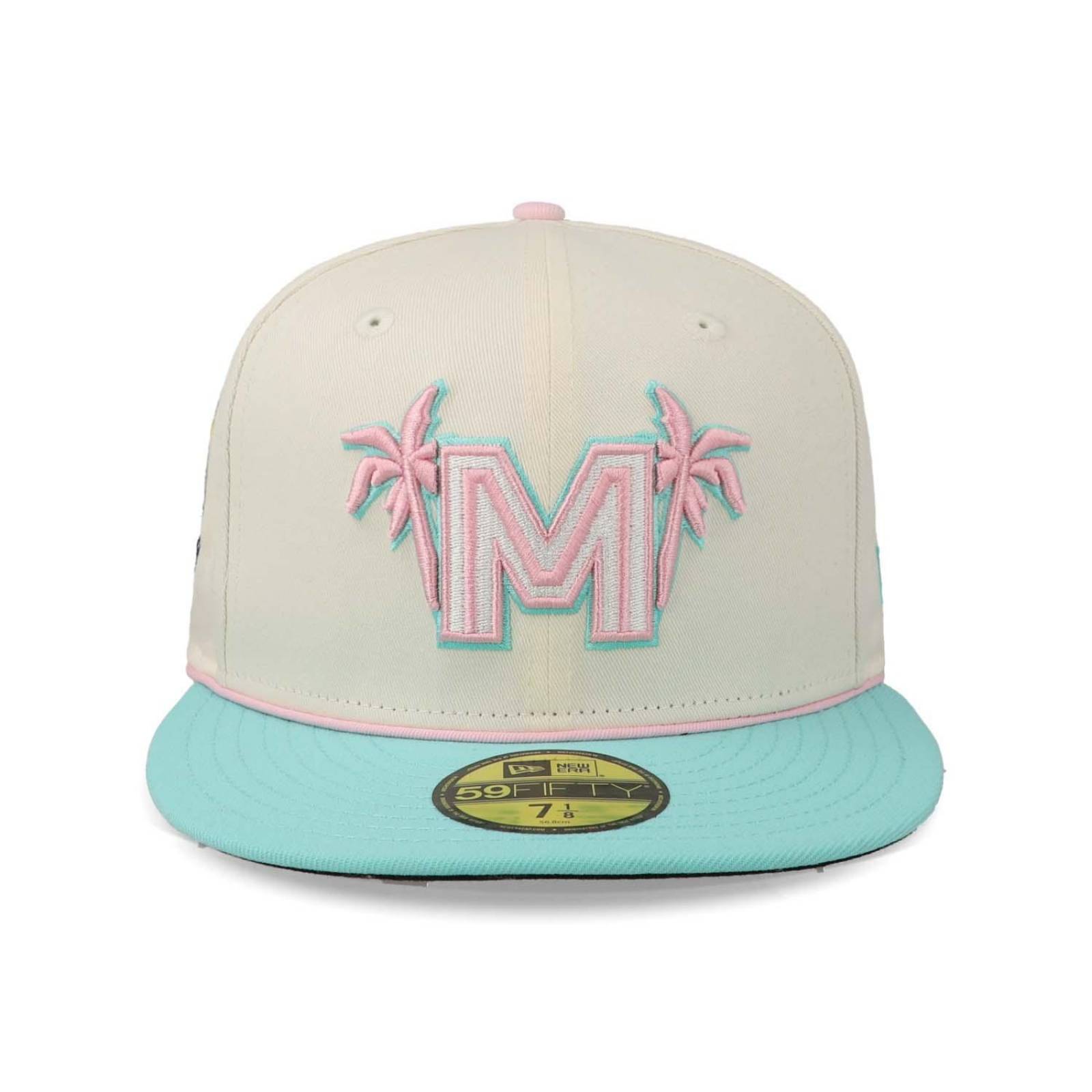 Gorra New Era 59 Fifty México Serie del Caribe Trng 24 Blanco Cerrada 