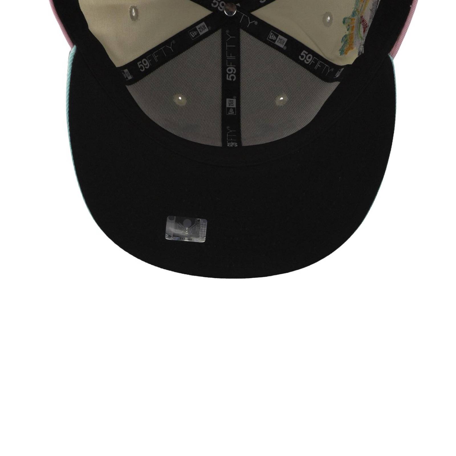 Gorra New Era 59 Fifty México Serie del Caribe Trng 24 Blanco Cerrada 