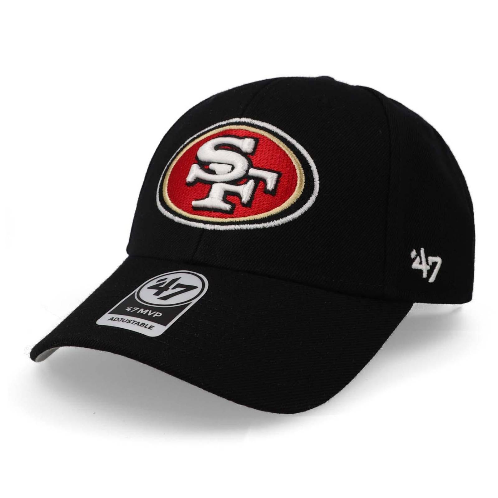 Gorra 47 NFL San Francisco 49ers F-Mvp27wbv Negro Unitalla
