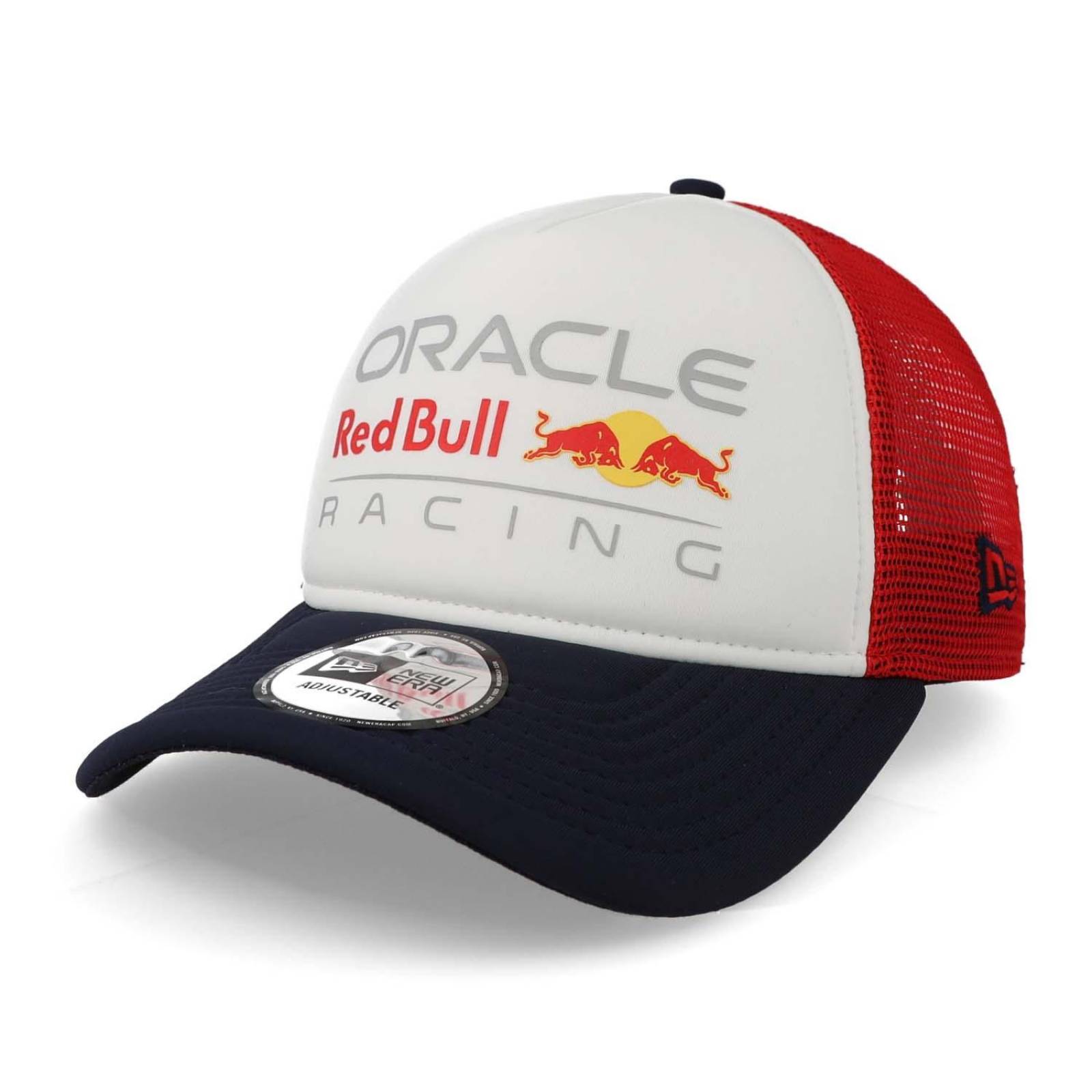 Gorra New Era 9 Forty Col Block Ef Trucker Red Bull Blanco Unitalla