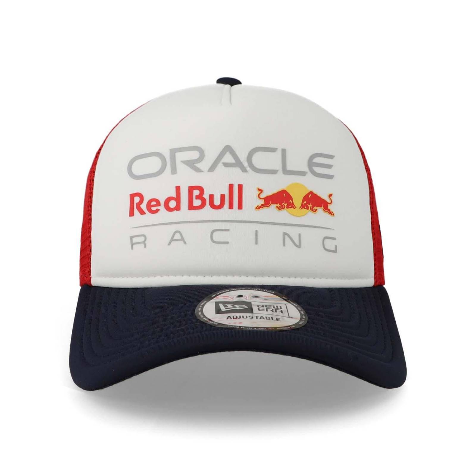 Gorra New Era 9 Forty Col Block Ef Trucker Red Bull Blanco Unitalla