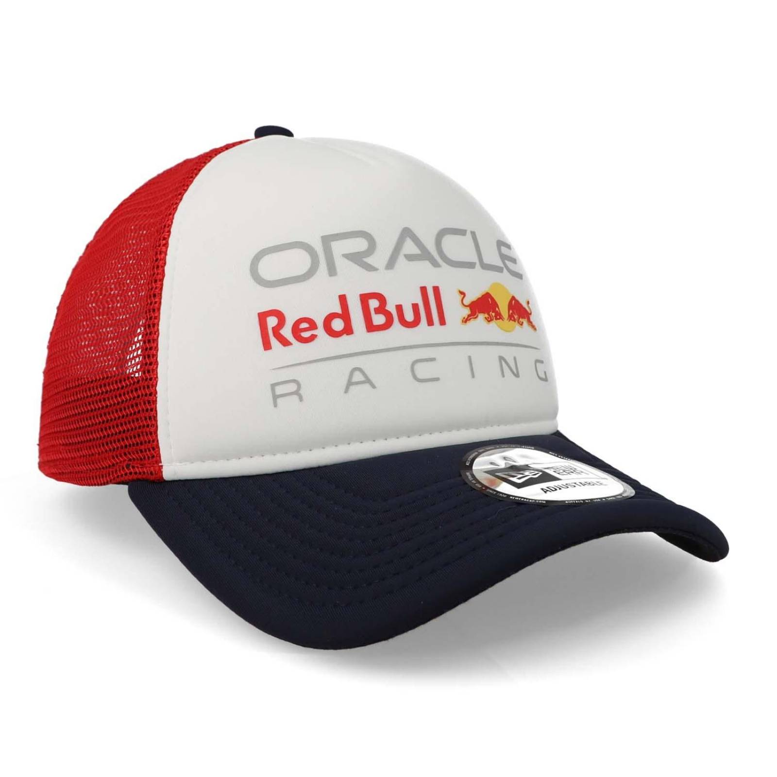 Gorra New Era 9 Forty Col Block Ef Trucker Red Bull Blanco Unitalla