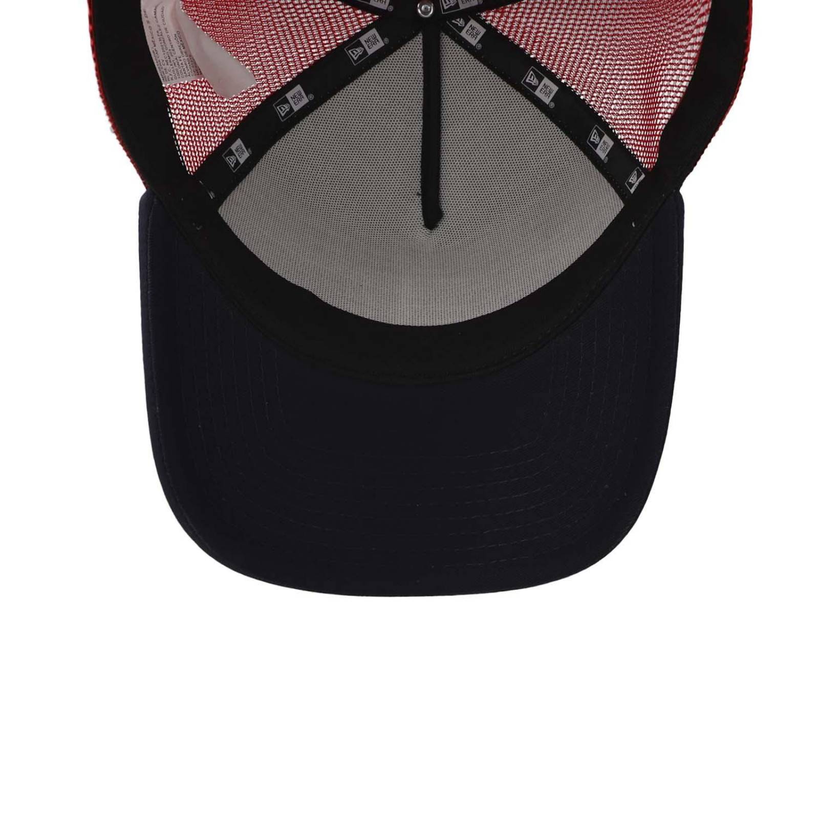 Gorra New Era 9 Forty Col Block Ef Trucker Red Bull Blanco Unitalla