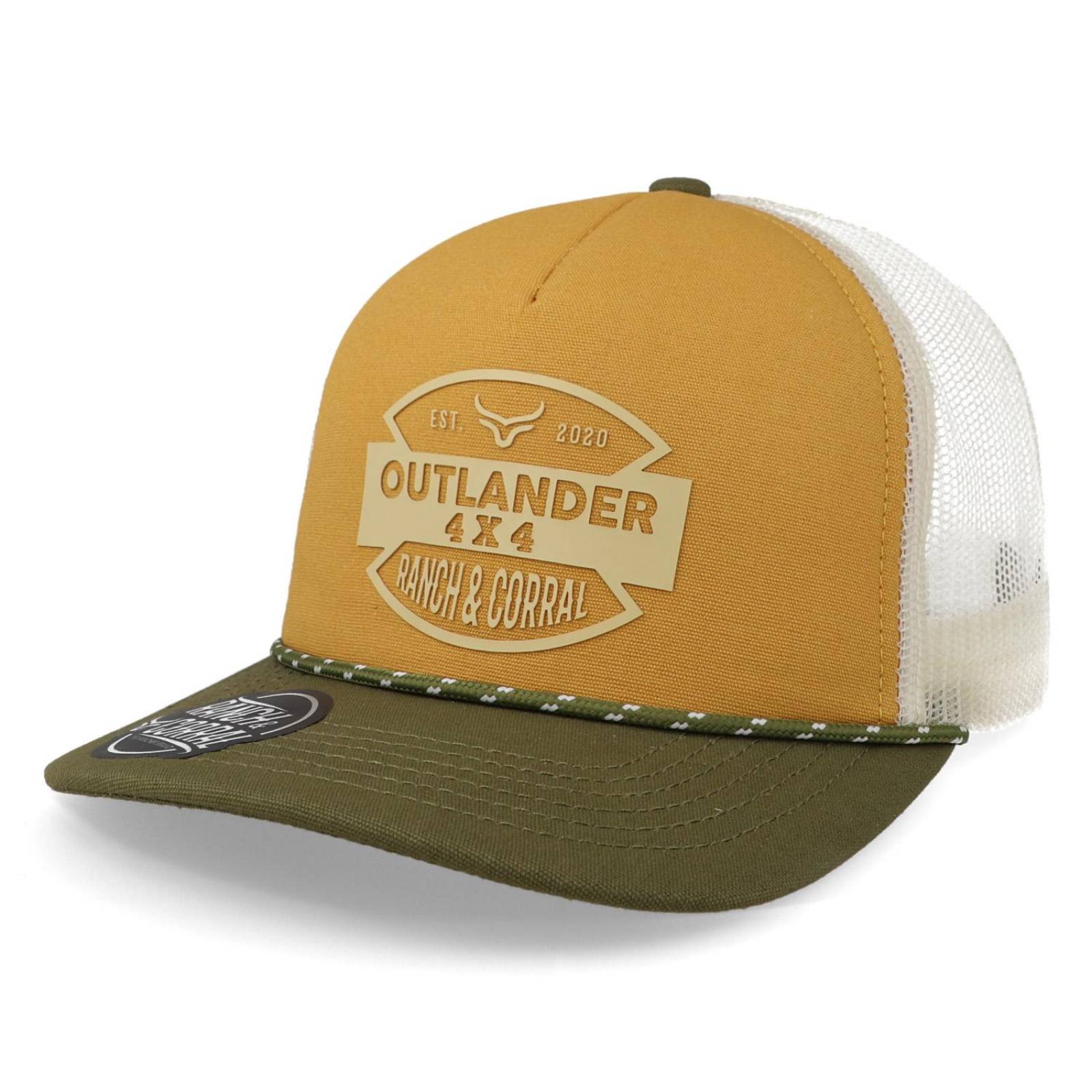 Gorra Ranch Corral Outdoor Adventure 18 Rcsr18 Amarillo Unitalla