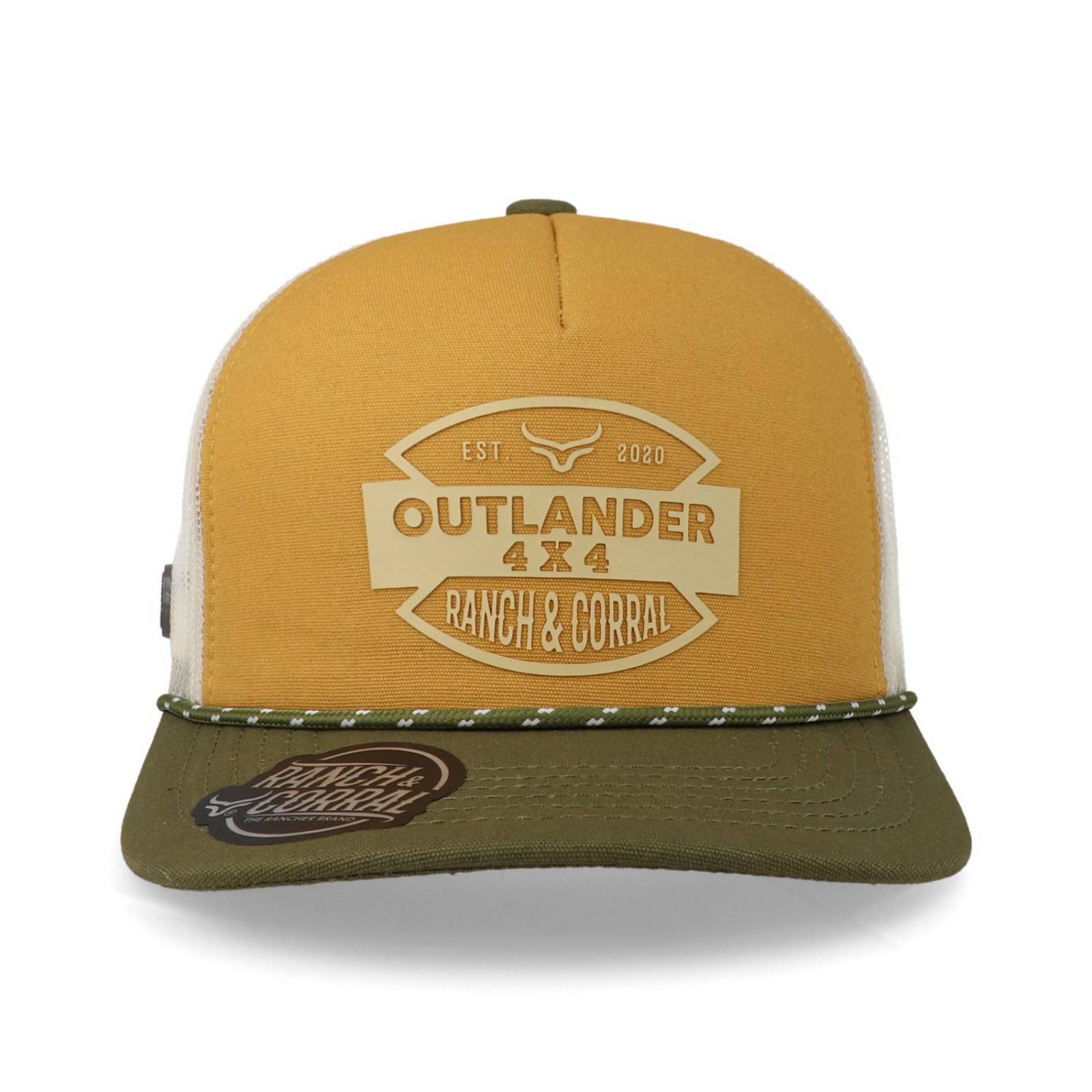 Gorra Ranch Corral Outdoor Adventure 18 Rcsr18 Amarillo Unitalla